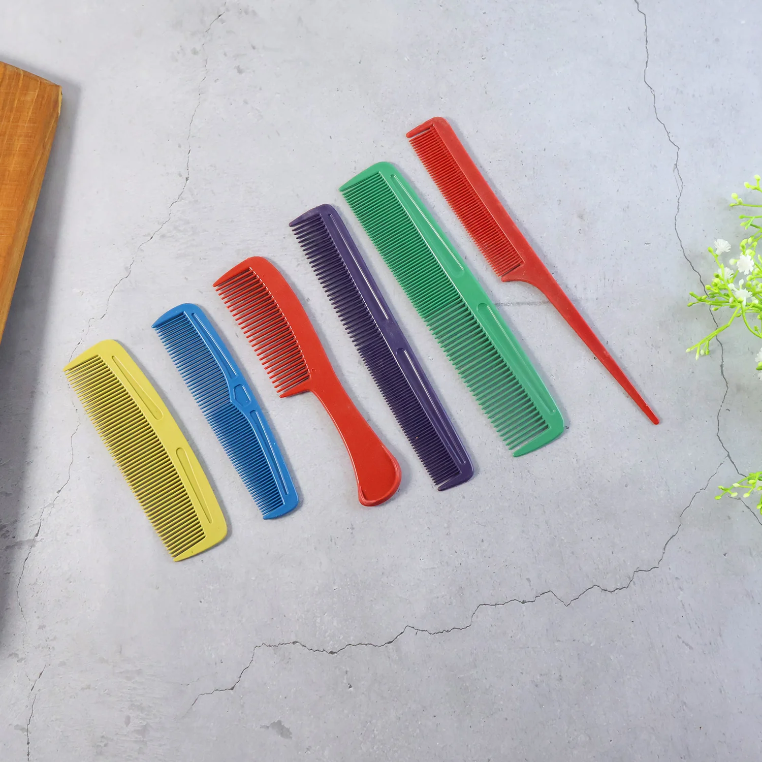Assorted Styling Hair Comb - (6 Pc / Set) - Image 3