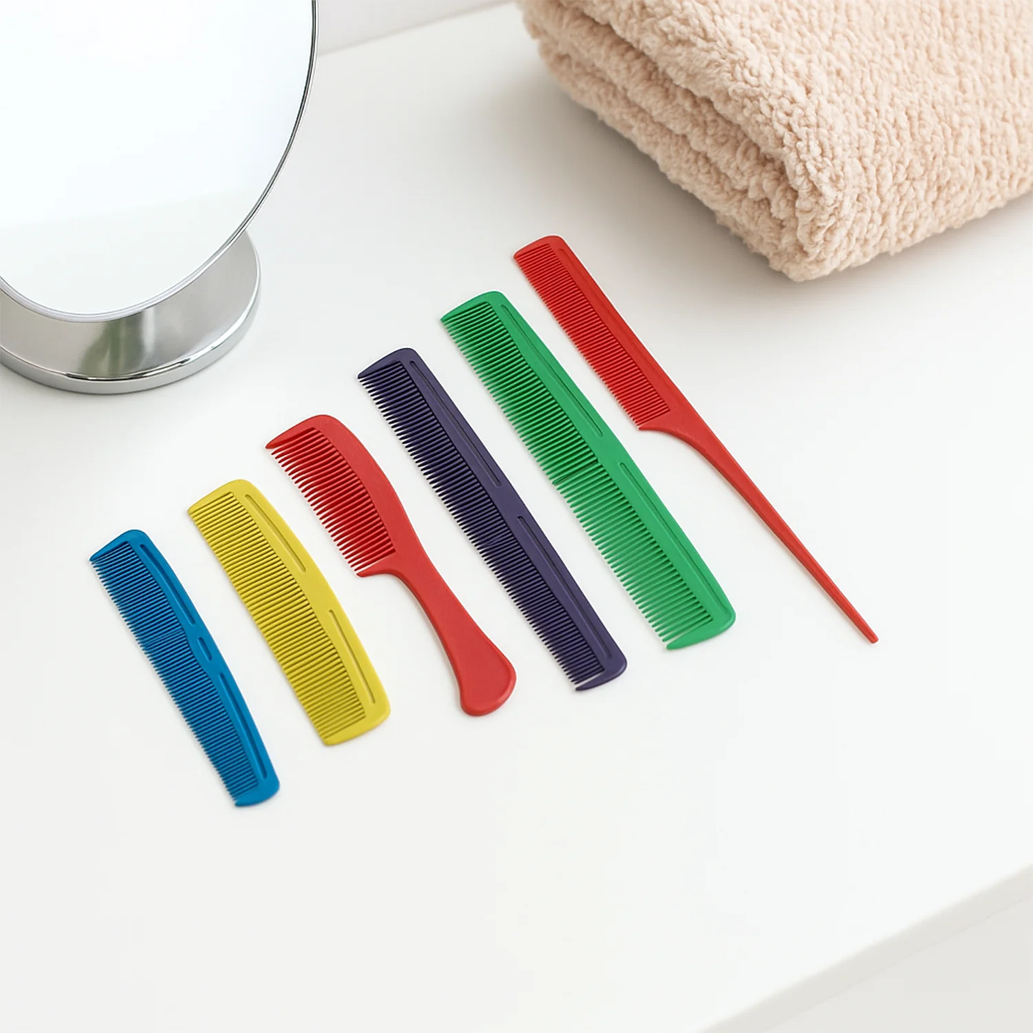 Assorted Styling Hair Comb - (6 Pc / Set) - Image 6