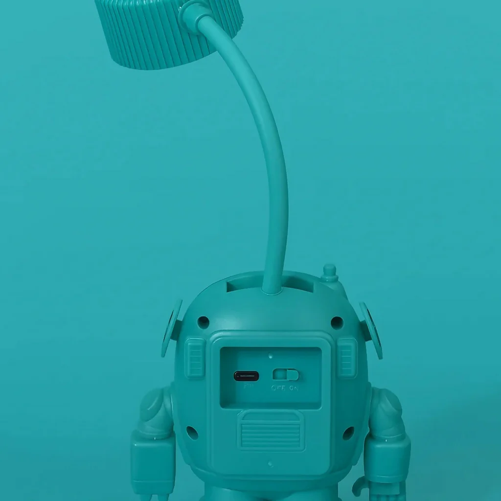 Astronaut Desk Lamp with Pencil Sharpener & LED Light for Kids - Image 4