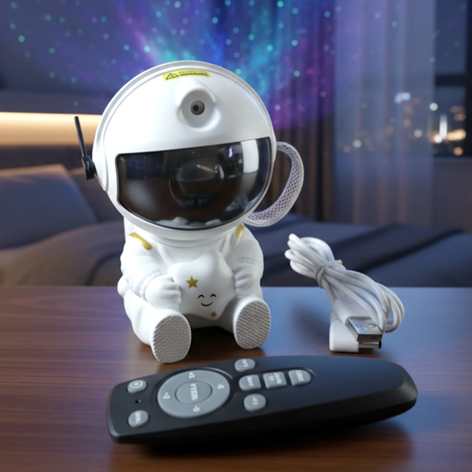 Astronaut Galaxy Star Projector Night Light with Remote Control (1 Pc) - Image 3