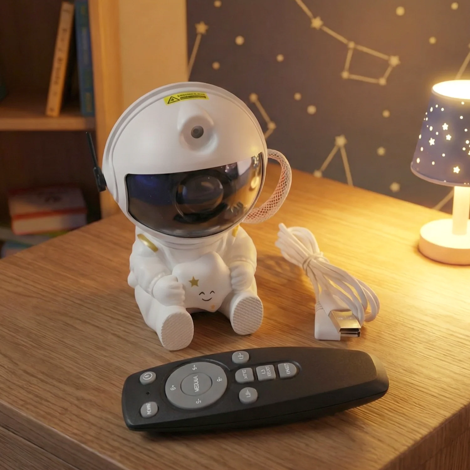Astronaut Galaxy Star Projector Night Light with Remote Control (1 Pc) - Image 4