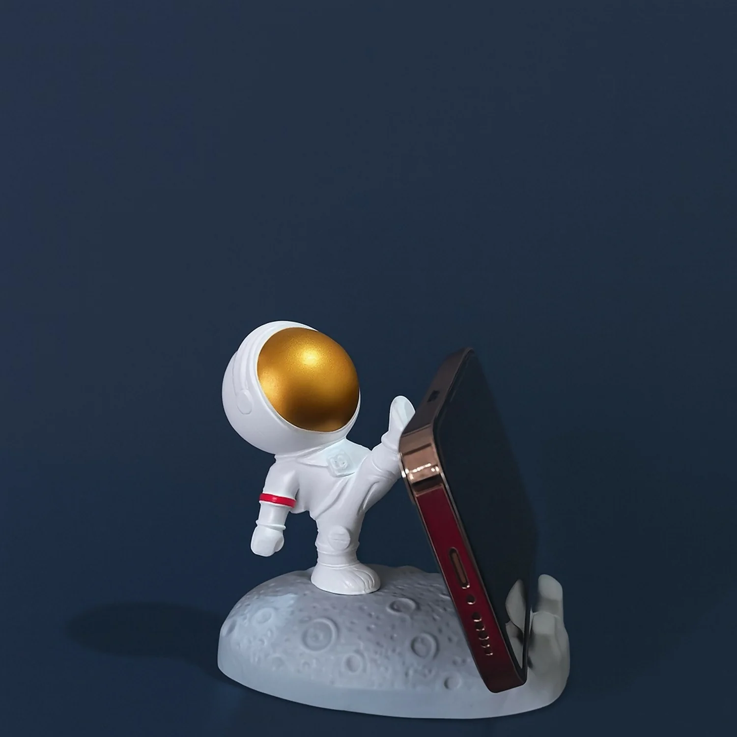 Astronaut Mobile Phone Holder Stand for Desk | Cute Space Theme Decor Gift - Image 2