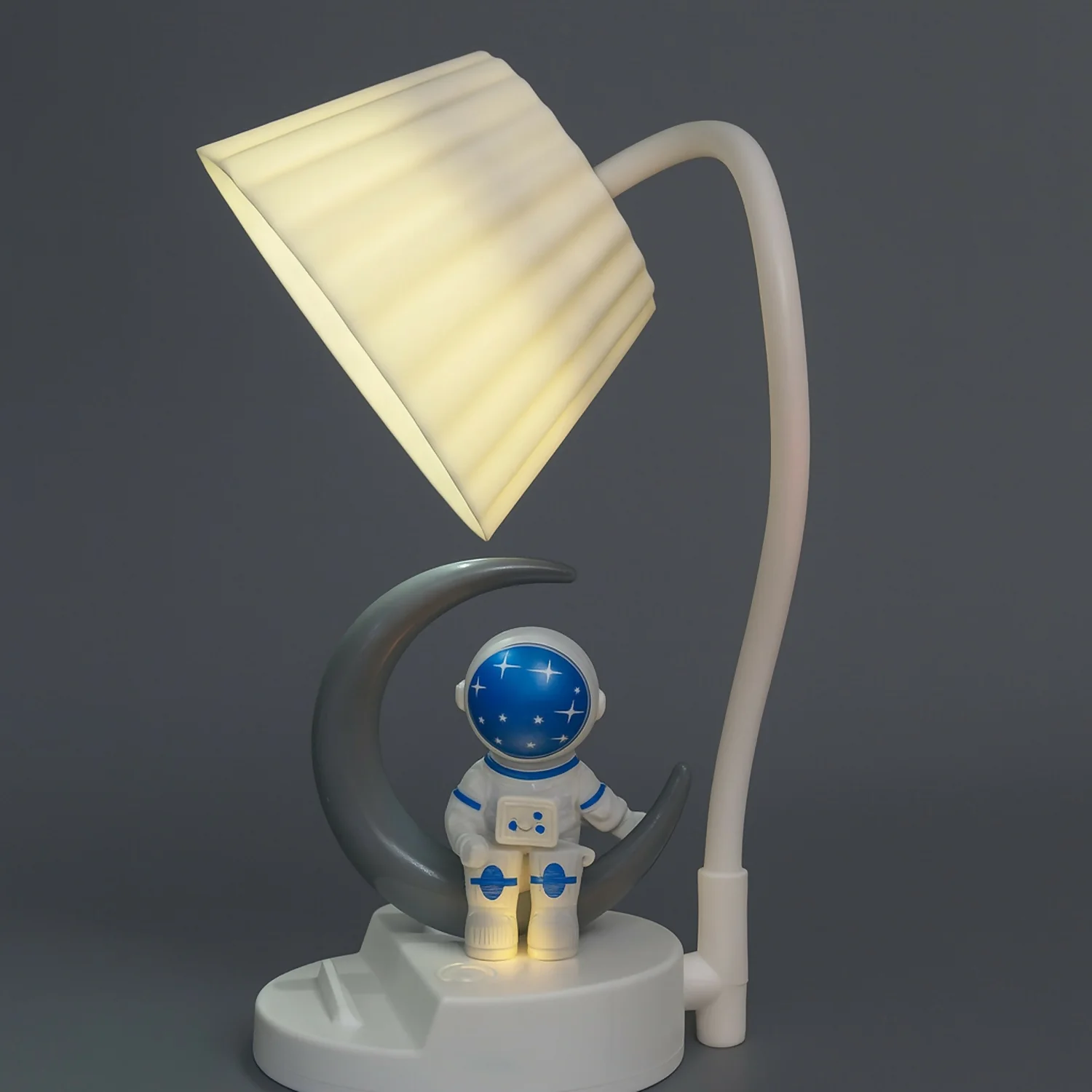 Astronaut Moon LED Table Lamp with Soft Light, USB Rechargeable Night Lamp - Image 3