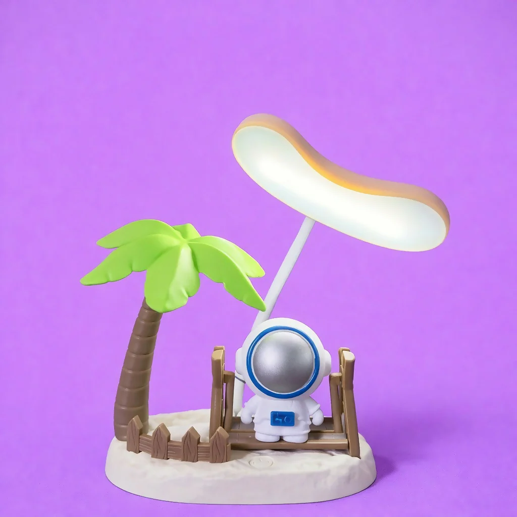 Astronaut Swing Desk Lamp with 3 Modes LED Light for Kids - Image 3