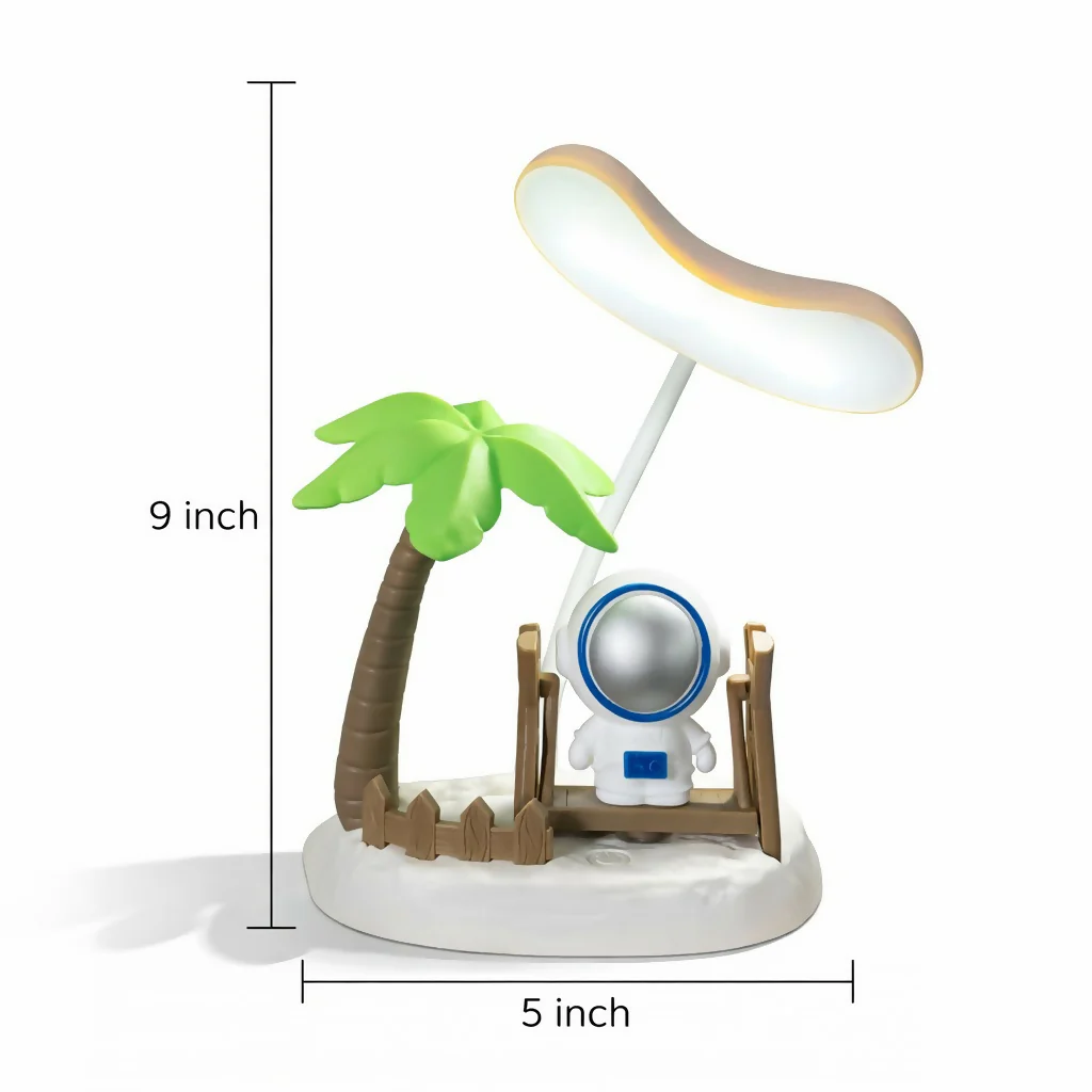 Astronaut Swing Desk Lamp with 3 Modes LED Light for Kids - Image 5