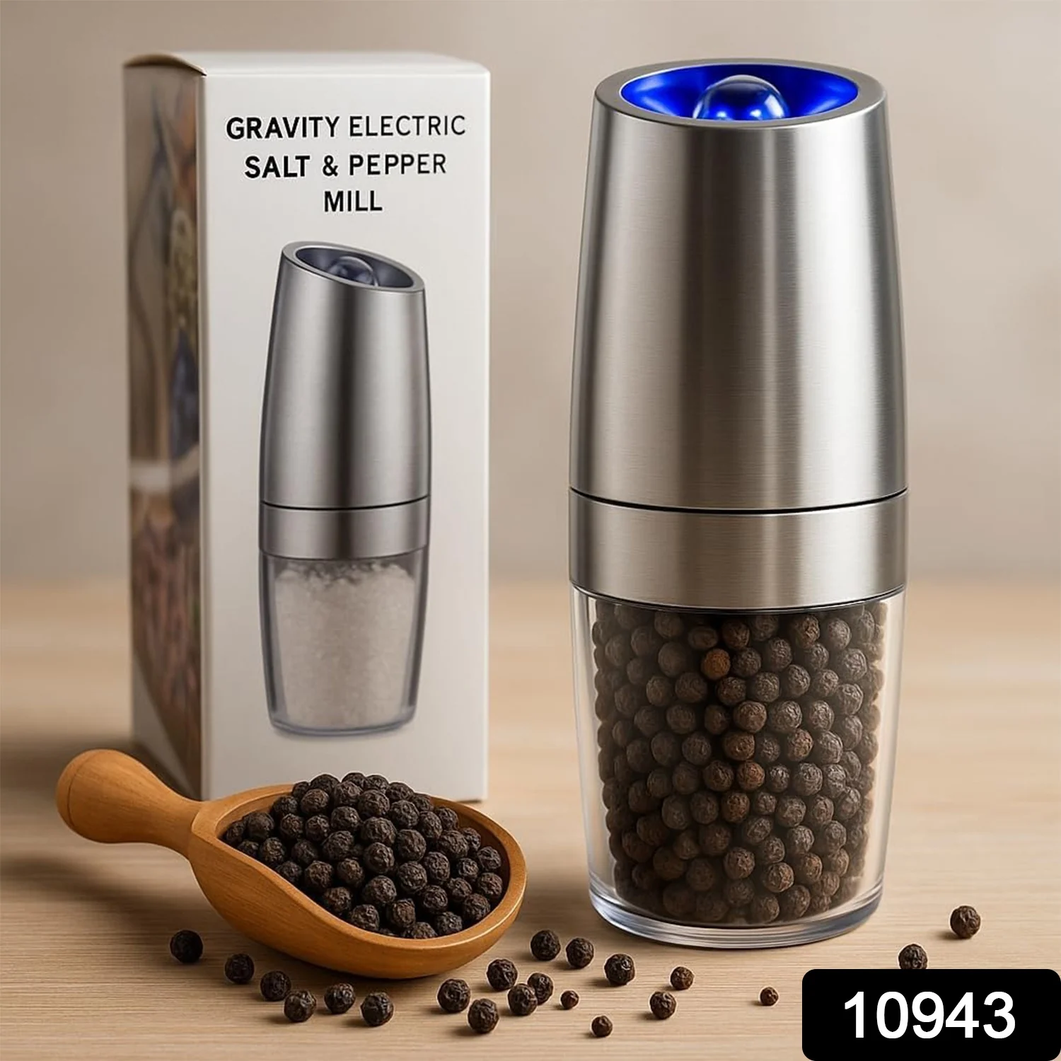 Automatic Gravity Electric Salt and Pepper Grinder Mill (1 Pc) - Image 2