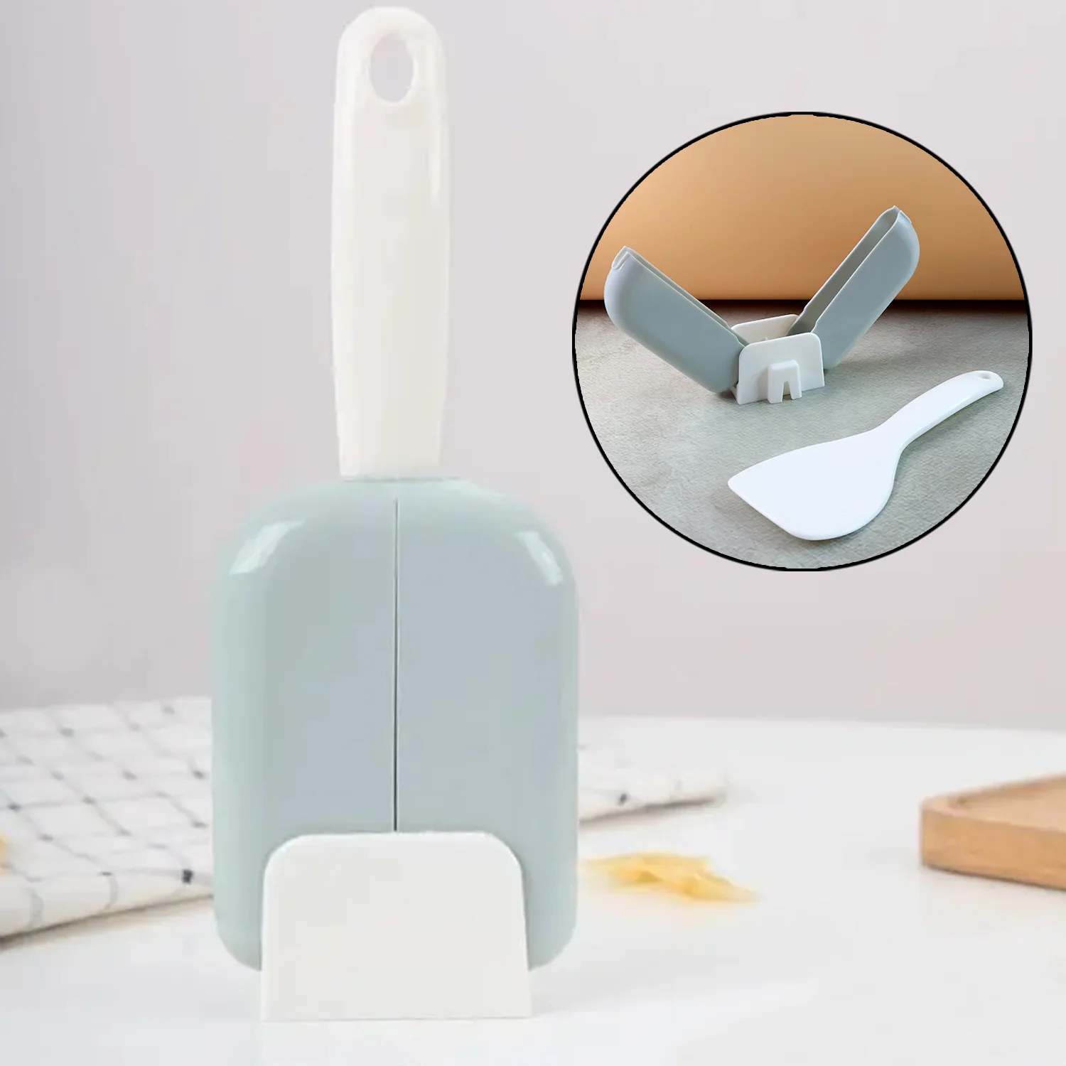 Automatic Open & Close Kitchen Rice Spoon Holder with Dust Cover - Image 6