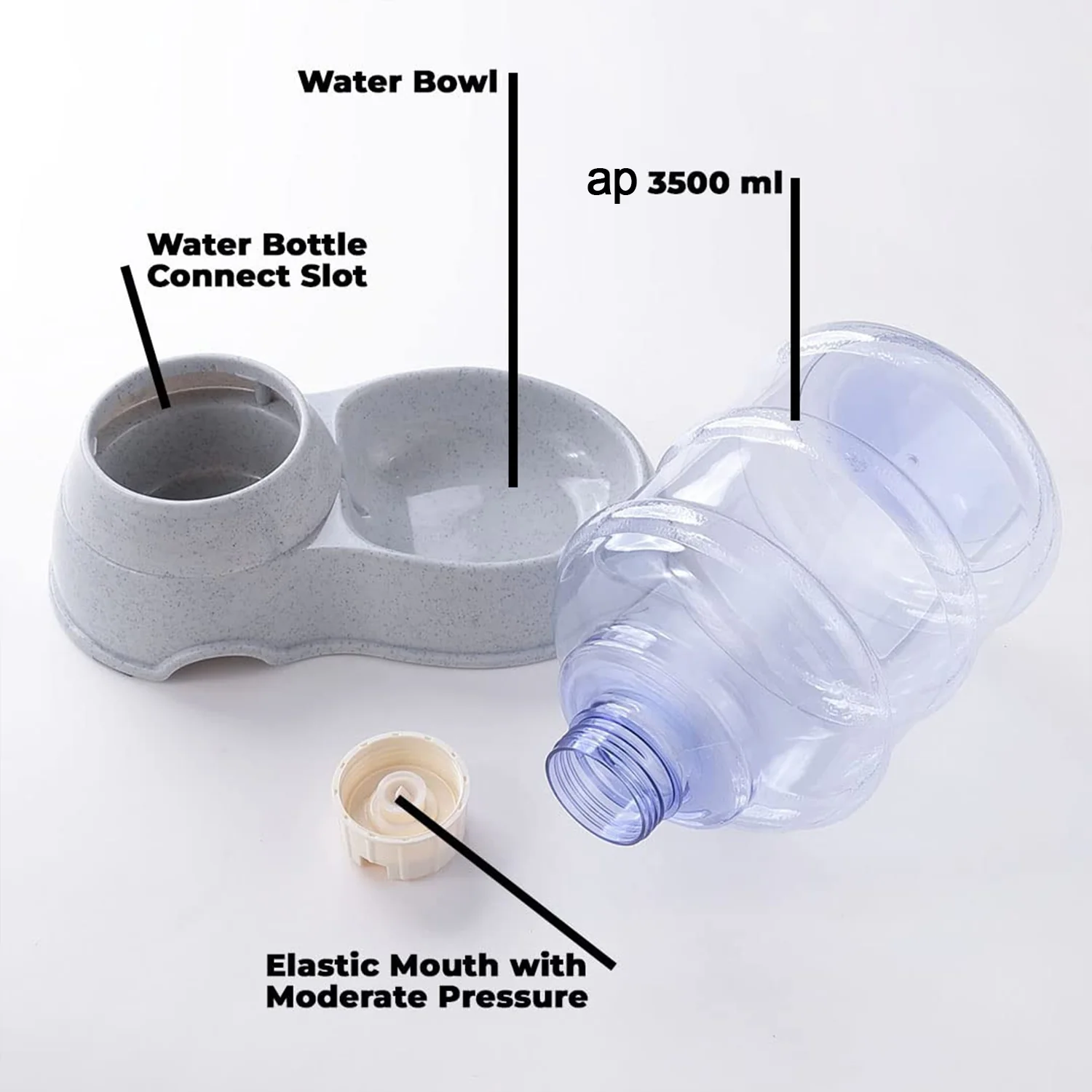 Automatic Pet Water Dispenser, Food Storage Bottle - Image 5