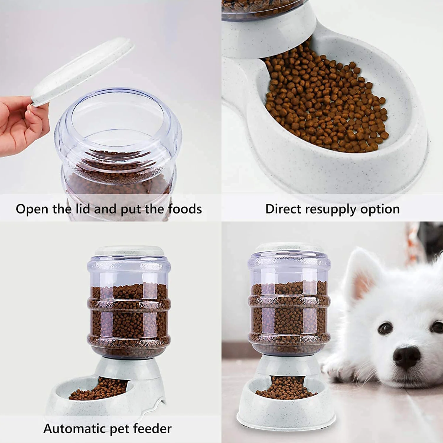 Automatic Pet Food Dispenser Self-Dispensing Pet Feeder Food Dispenser - Image 7