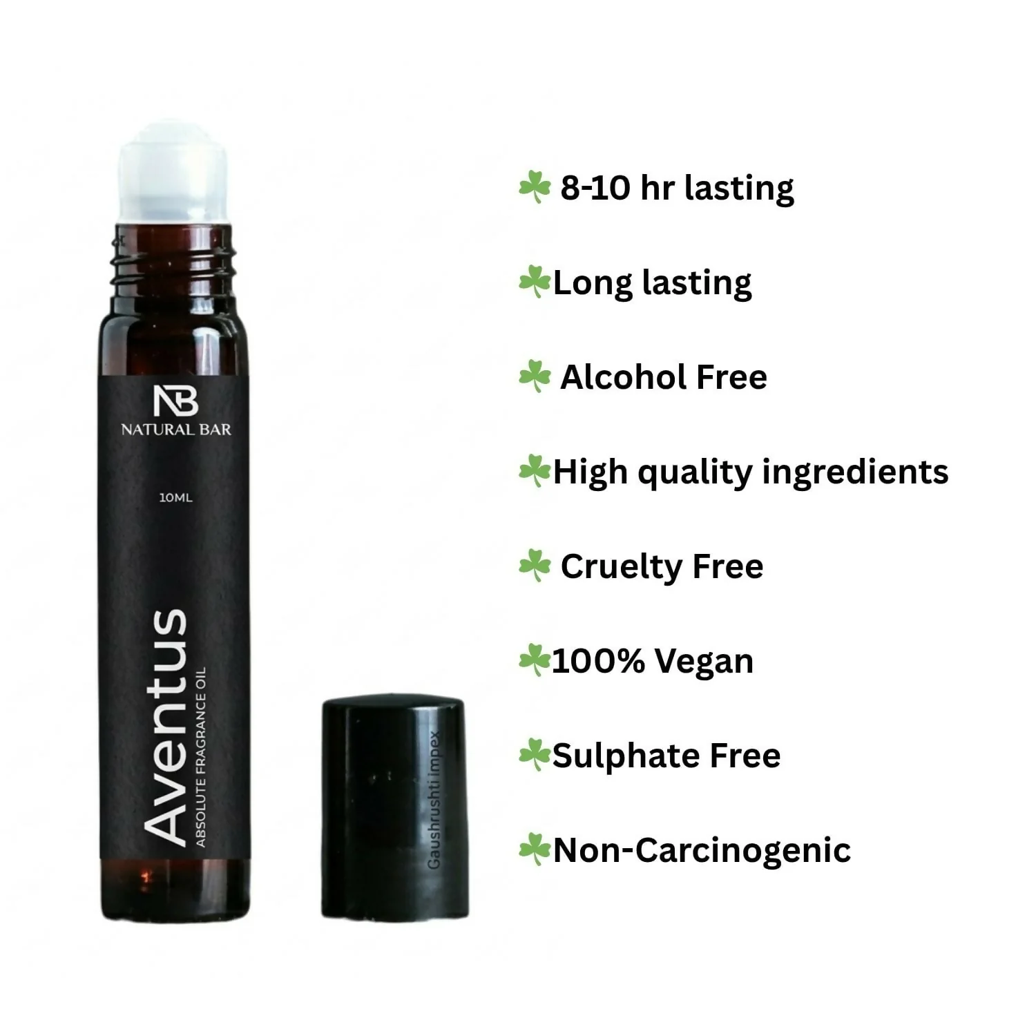 Aventus Luxury Attar Roll On Long Lasting Non Alcoholic Perfume (10ml) - Image 3