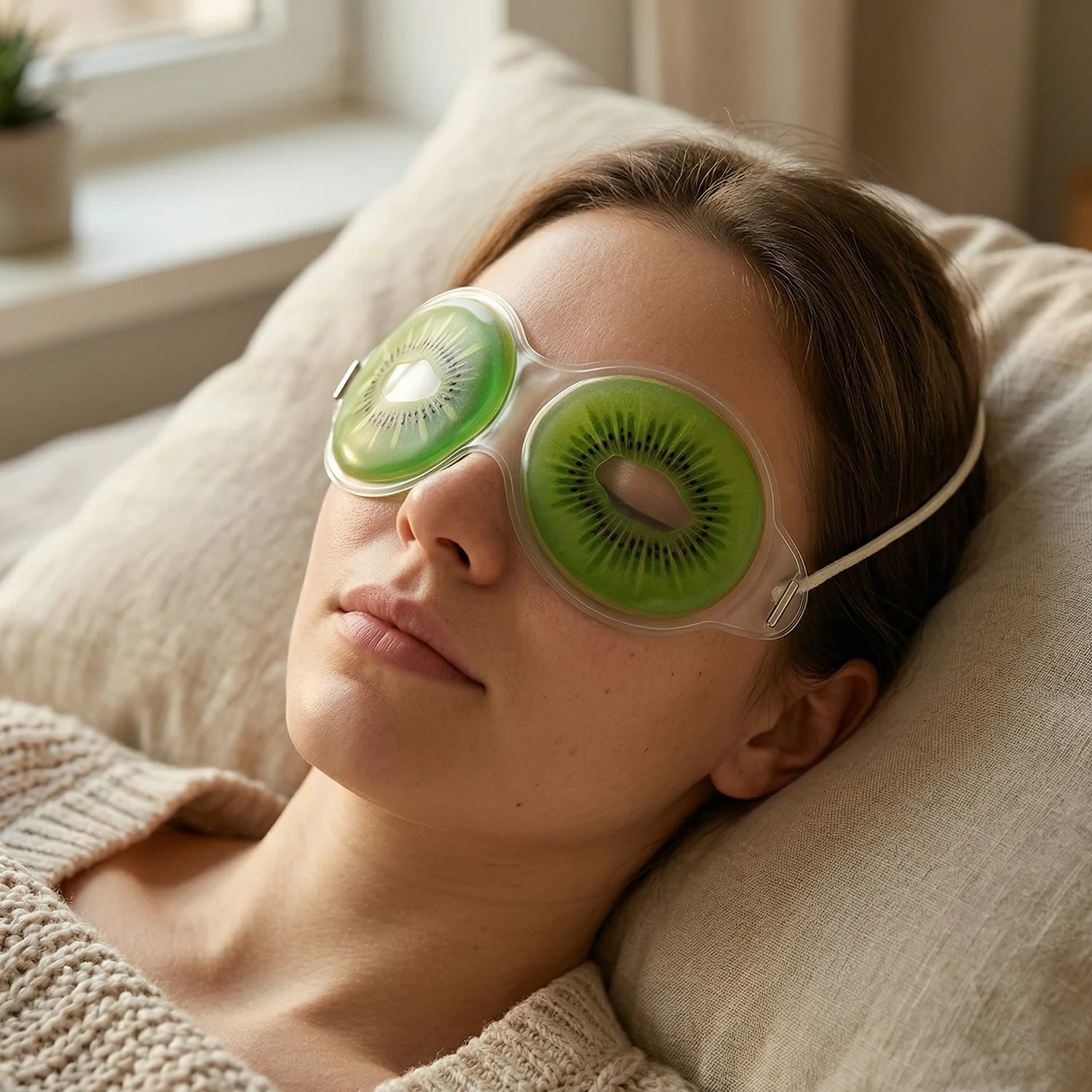 Reusable Eye Cooling Gel Eye Mask (1 Pair, Mix Gel Mask) - Image 7