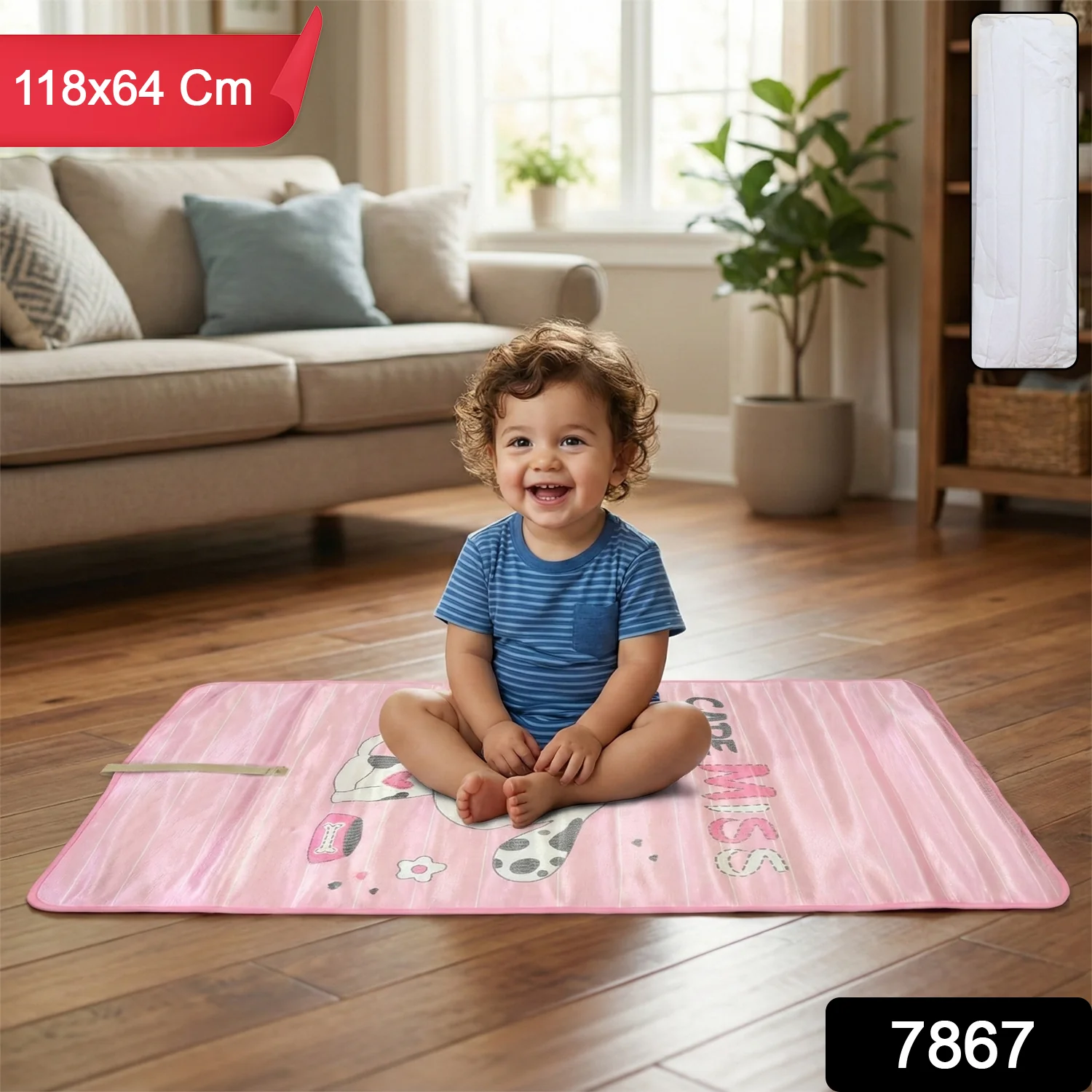 Mat, Baby Play Mat, Play mats Kids Large Size, Baby Carpet, Play mat Baby Premium Mat - Image 2