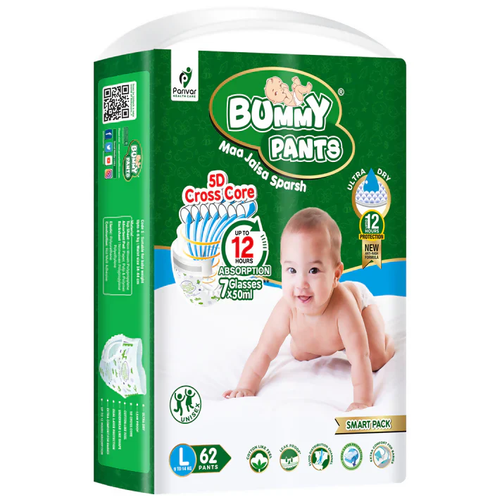 Baby Diaper Pants with 360° Leakproof Protection – Ultra Dry, Fast Absorption, Rash-Free Comfort - Image 4