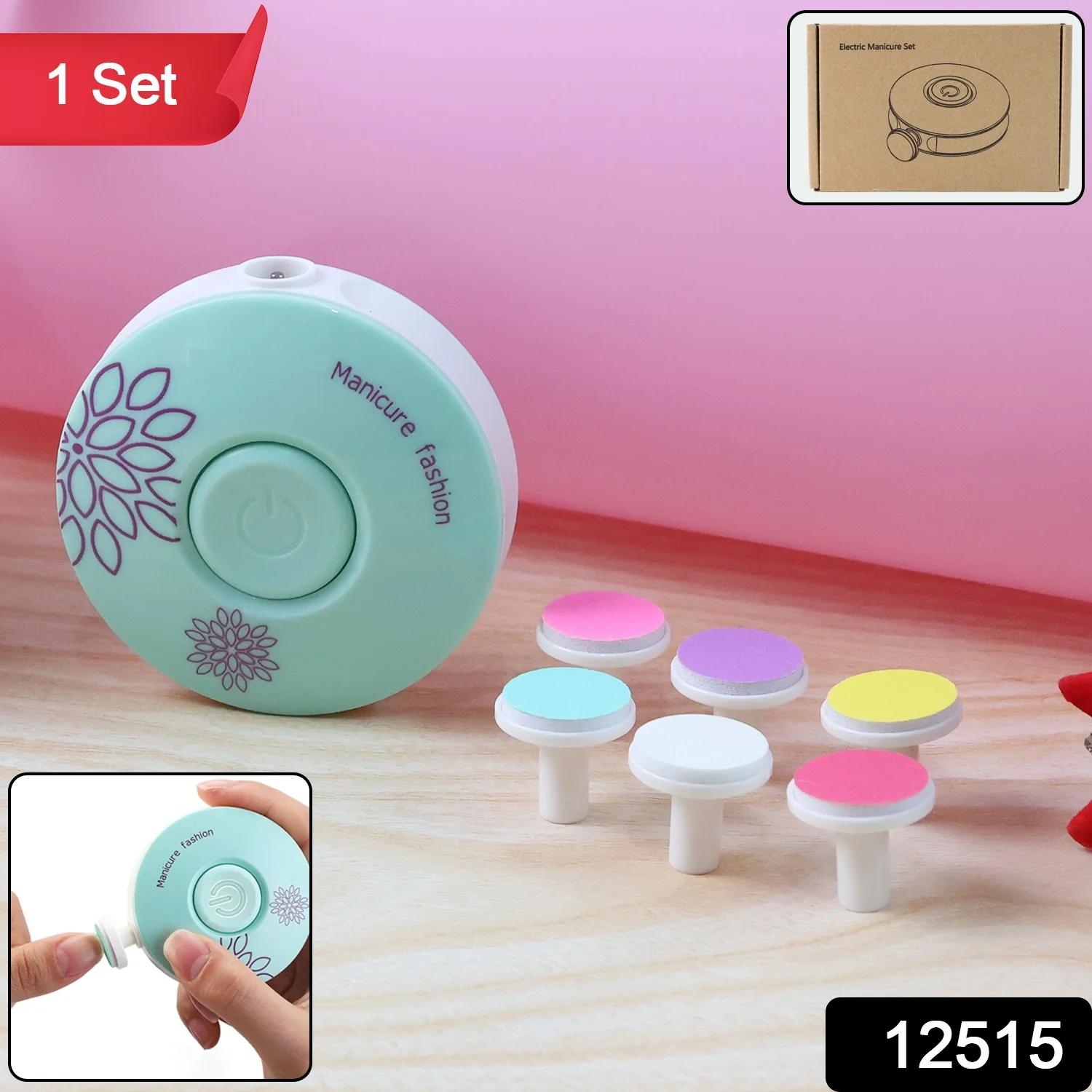 Baby Electric Manicure & Nail Care Set - Image 2