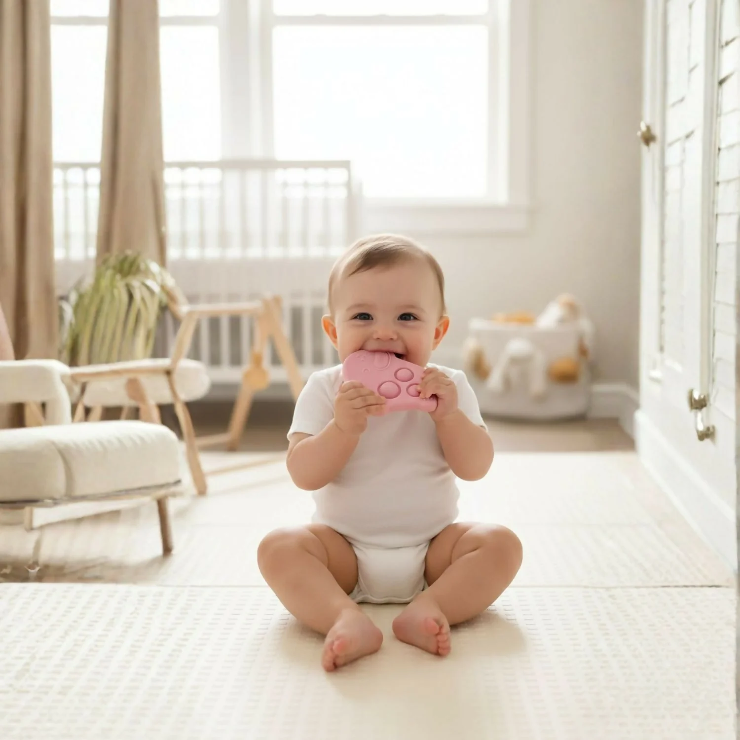 Baby Elephant Pop it Silicone Teether - Image 2