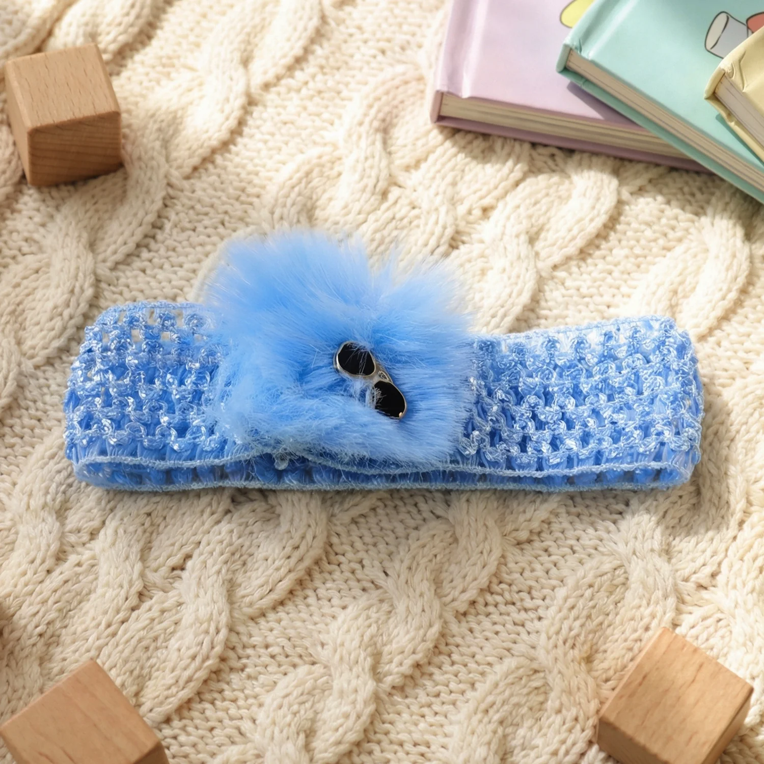 Baby Girls Cute Hair Band with Soft Elastic Stretch Headband (1 Pc) - Image 5