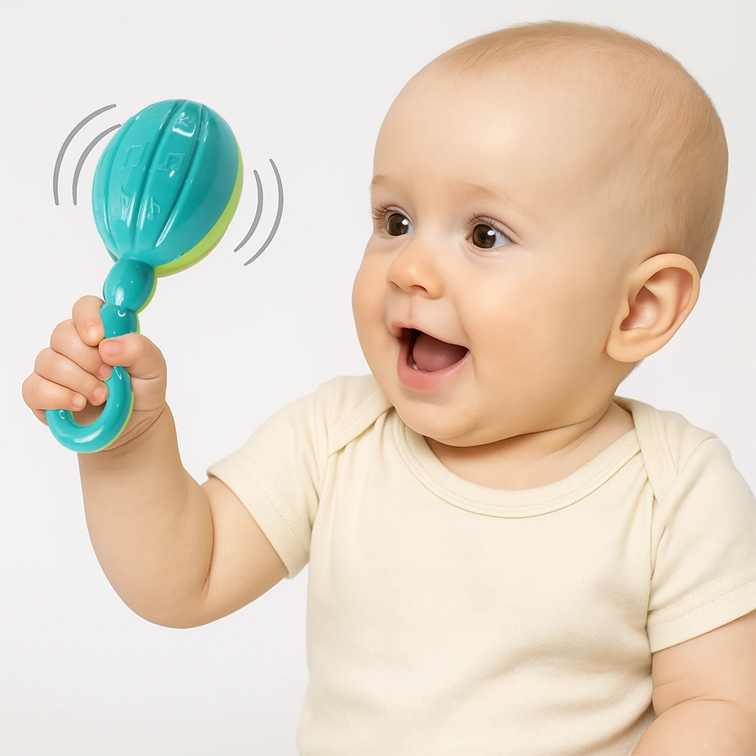 Baby Hand Rattle toy - (6 Pc / Set) - Image 7