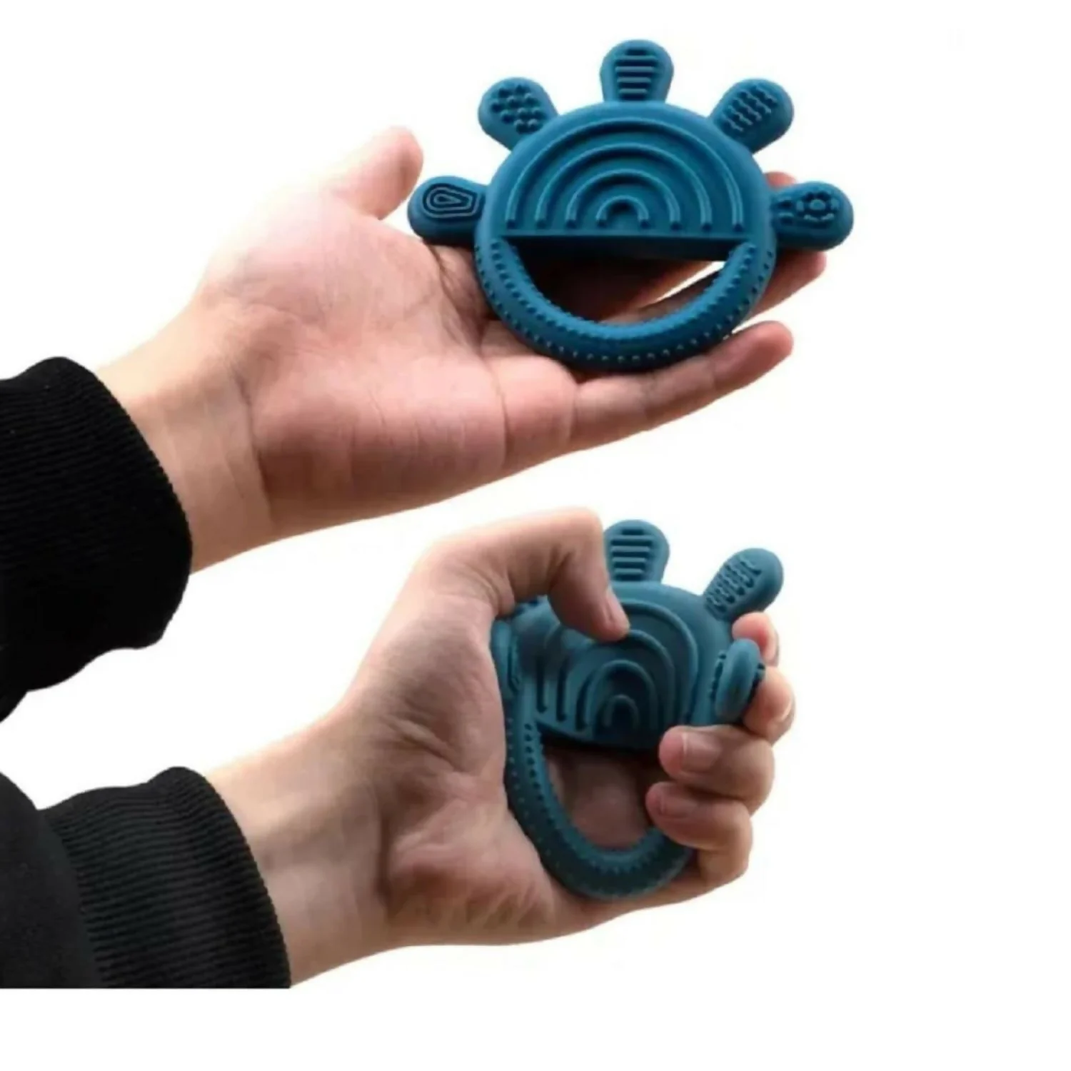 Baby Hand shaped silicone baby Teether - Image 2