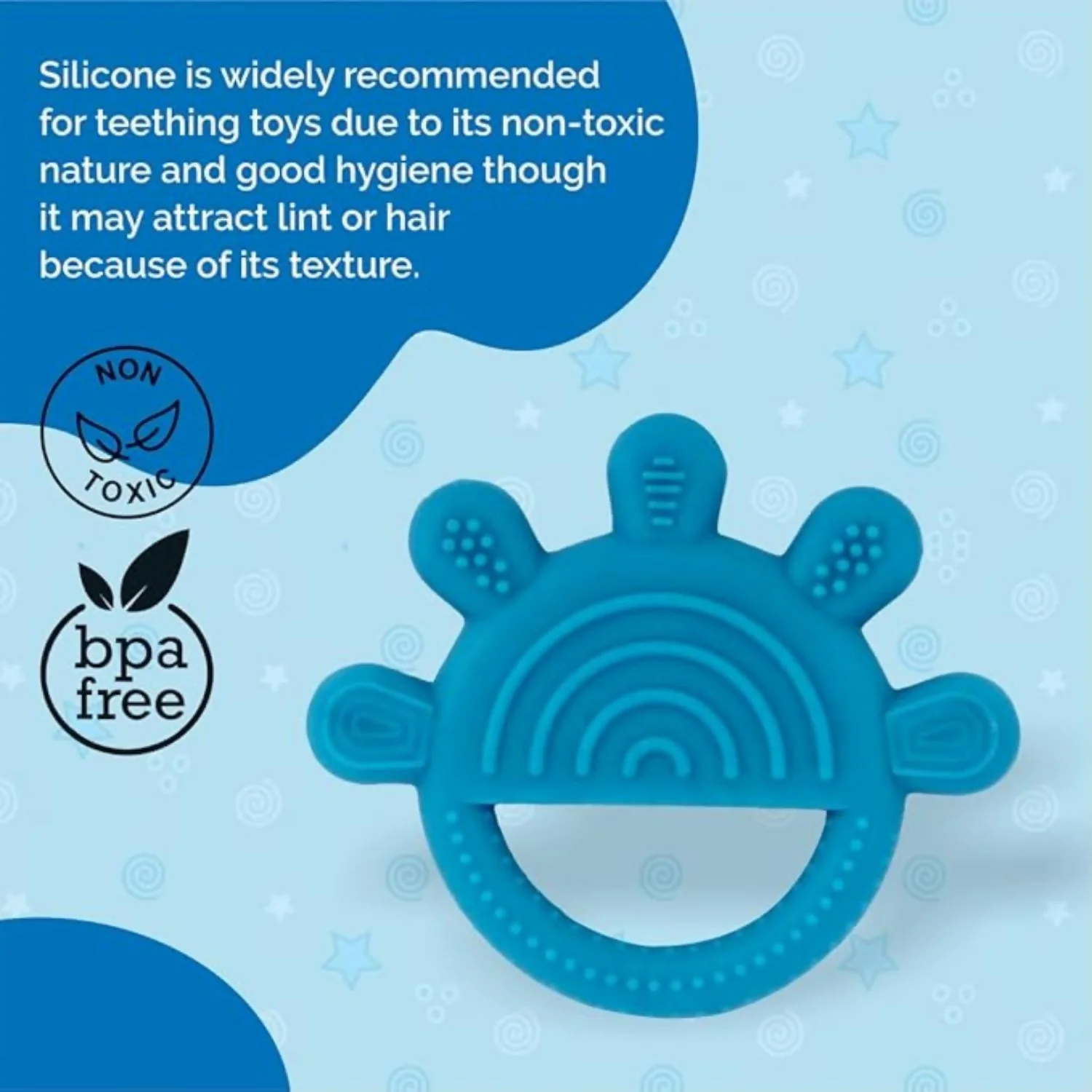 Baby Hand shaped silicone baby Teether - Image 4