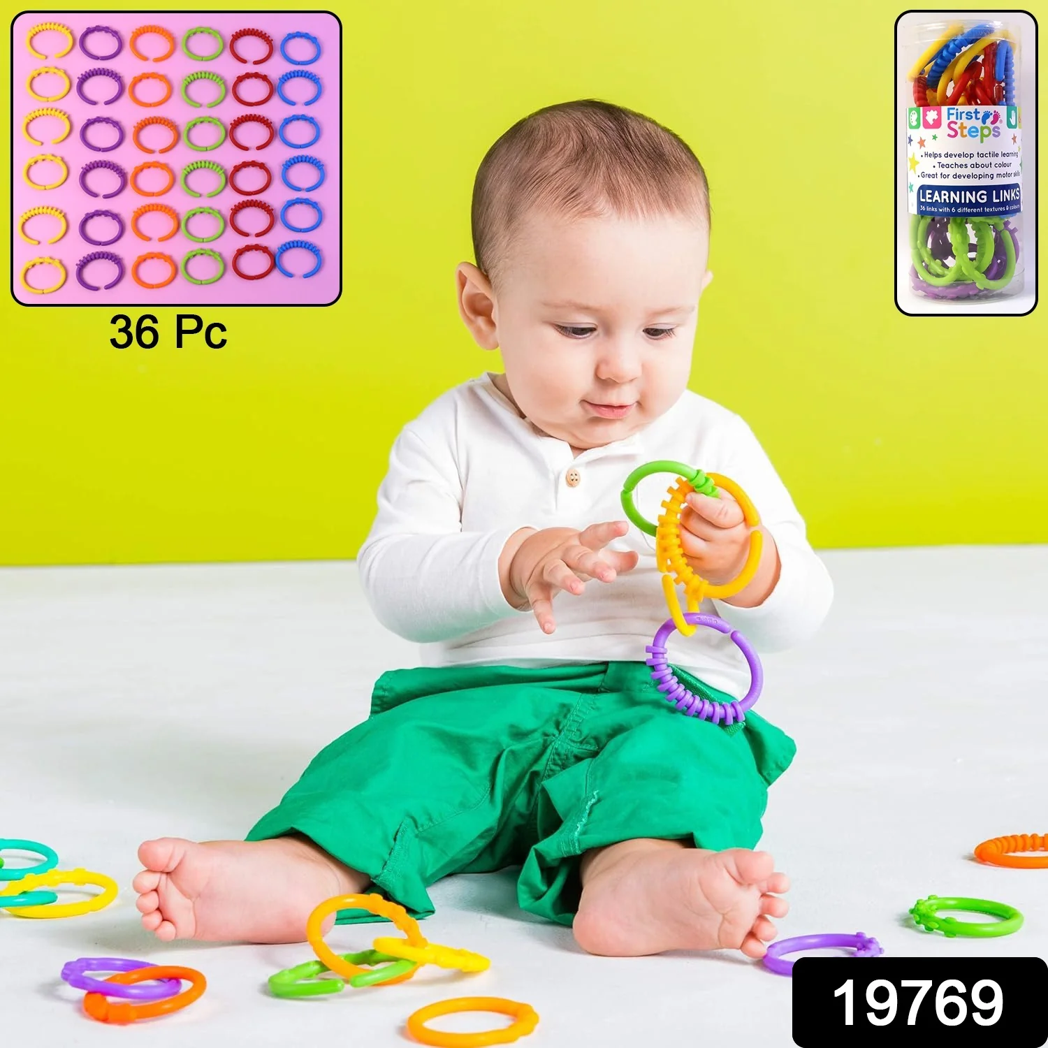 Baby Learning Links Educational Toy (36 Pc Set) - Image 2