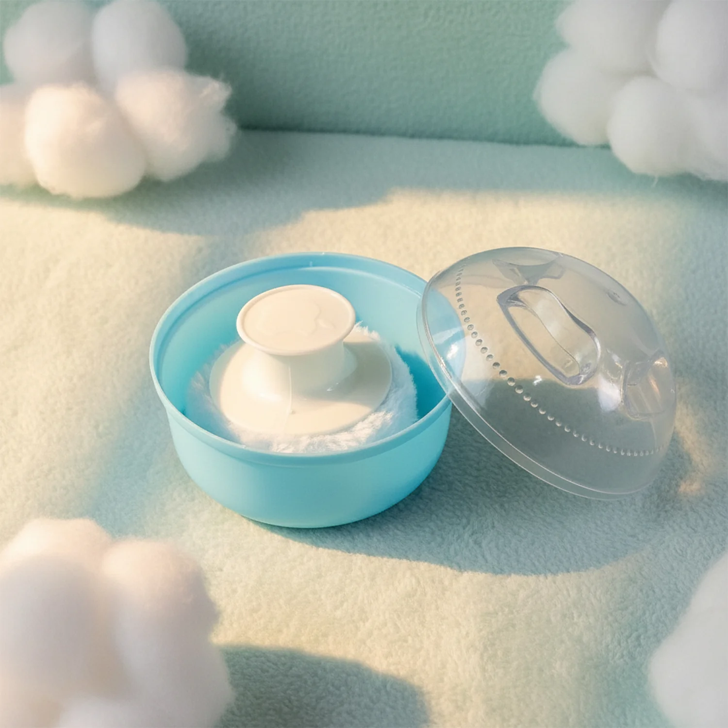 Baby Powder Puff Storage Box Set - Image 6
