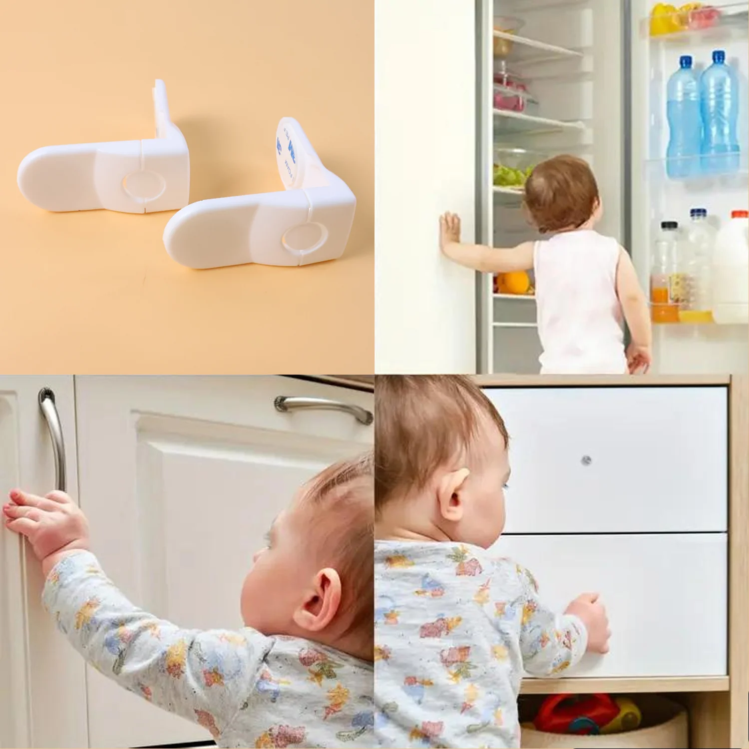 Baby Safety Cabinet Lock (2 Pc Set) - Image 6