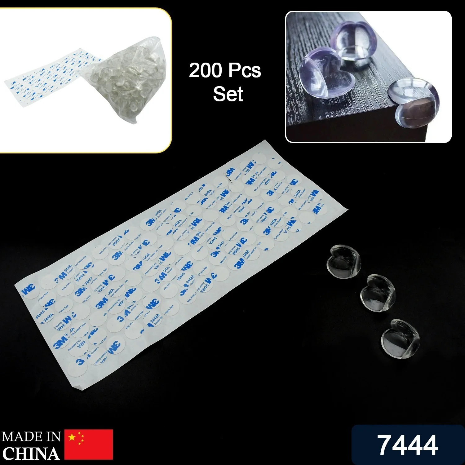 Pc Baby Safety Corner Protectors (High-Adhesive) - Image 2