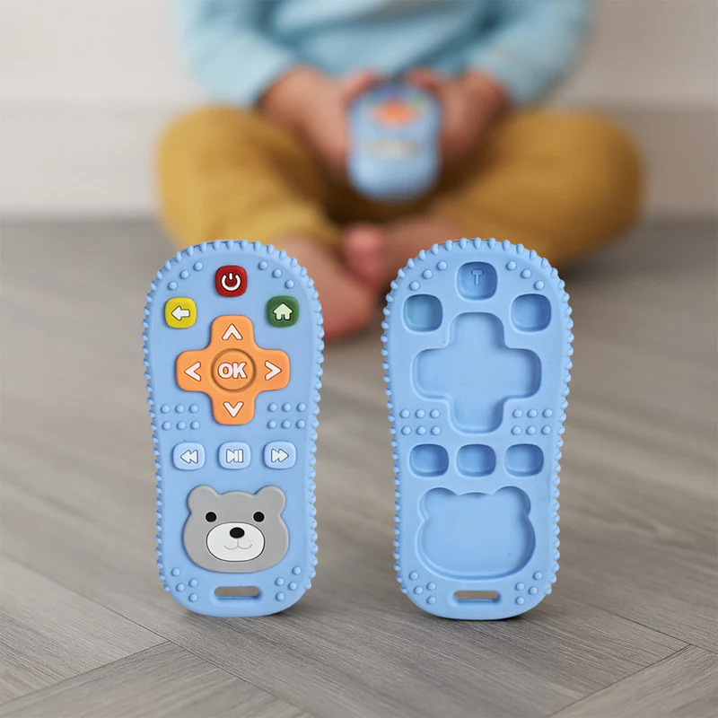 Baby Silicone Remote Control Teether – Soft, Safe & Colorful Teething Aid - Image 4
