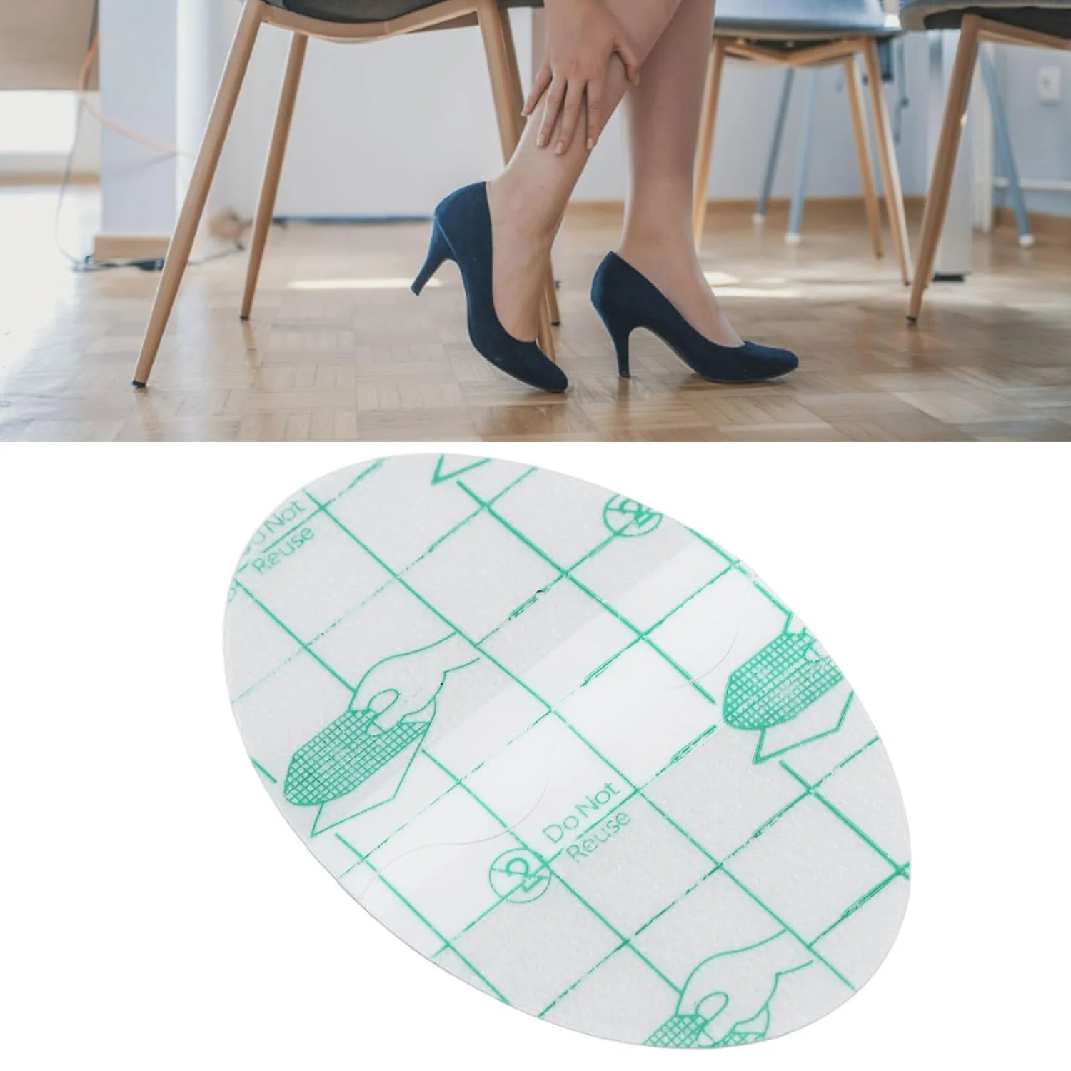 Baby Waterproof Ear Stickers, Heel Invisible Foot Sticker (20 Pcs Set Approx) - Image 4