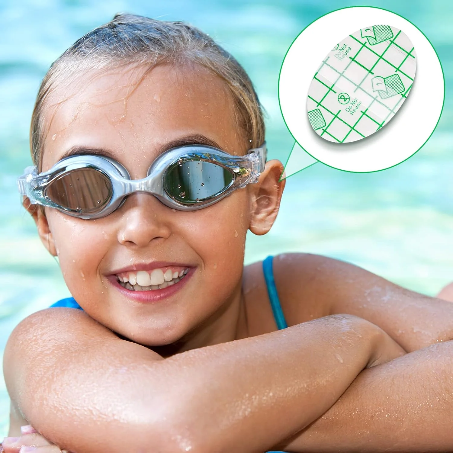 Baby Waterproof Ear Stickers, Heel Invisible Foot Sticker (20 Pcs Set Approx) - Image 5