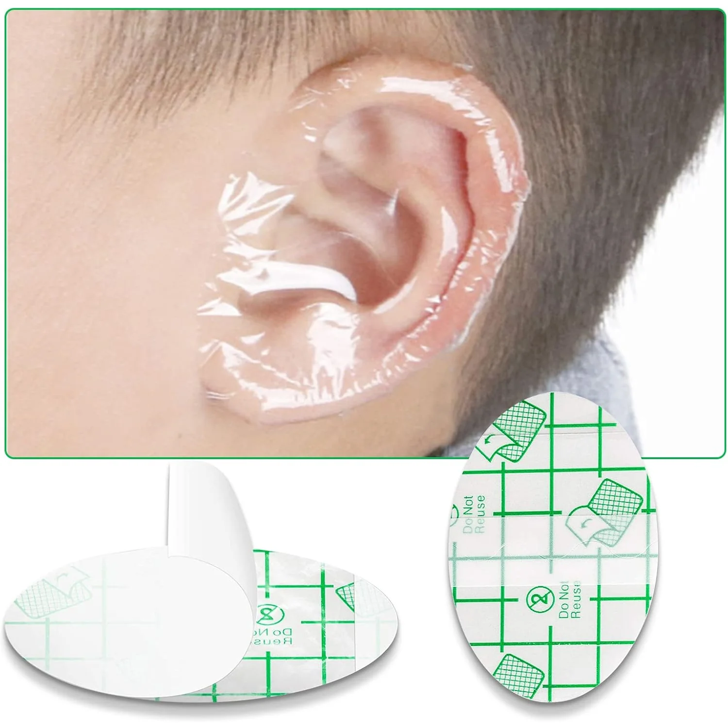 Baby Waterproof Ear Stickers, Heel Invisible Foot Sticker (20 Pcs Set Approx) - Image 6