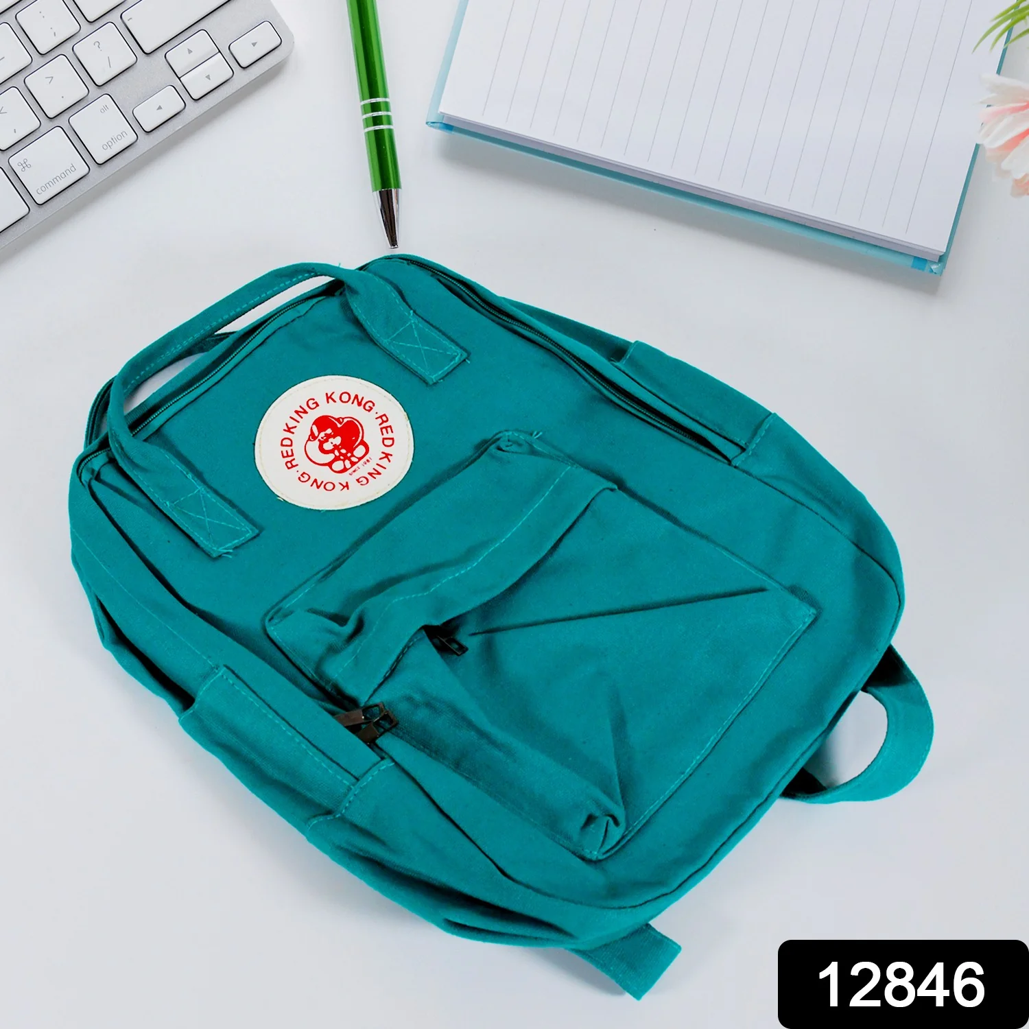 Durable Canvas Backpack, Conquer Your Day With King Kong (Mix Design) - Image 2