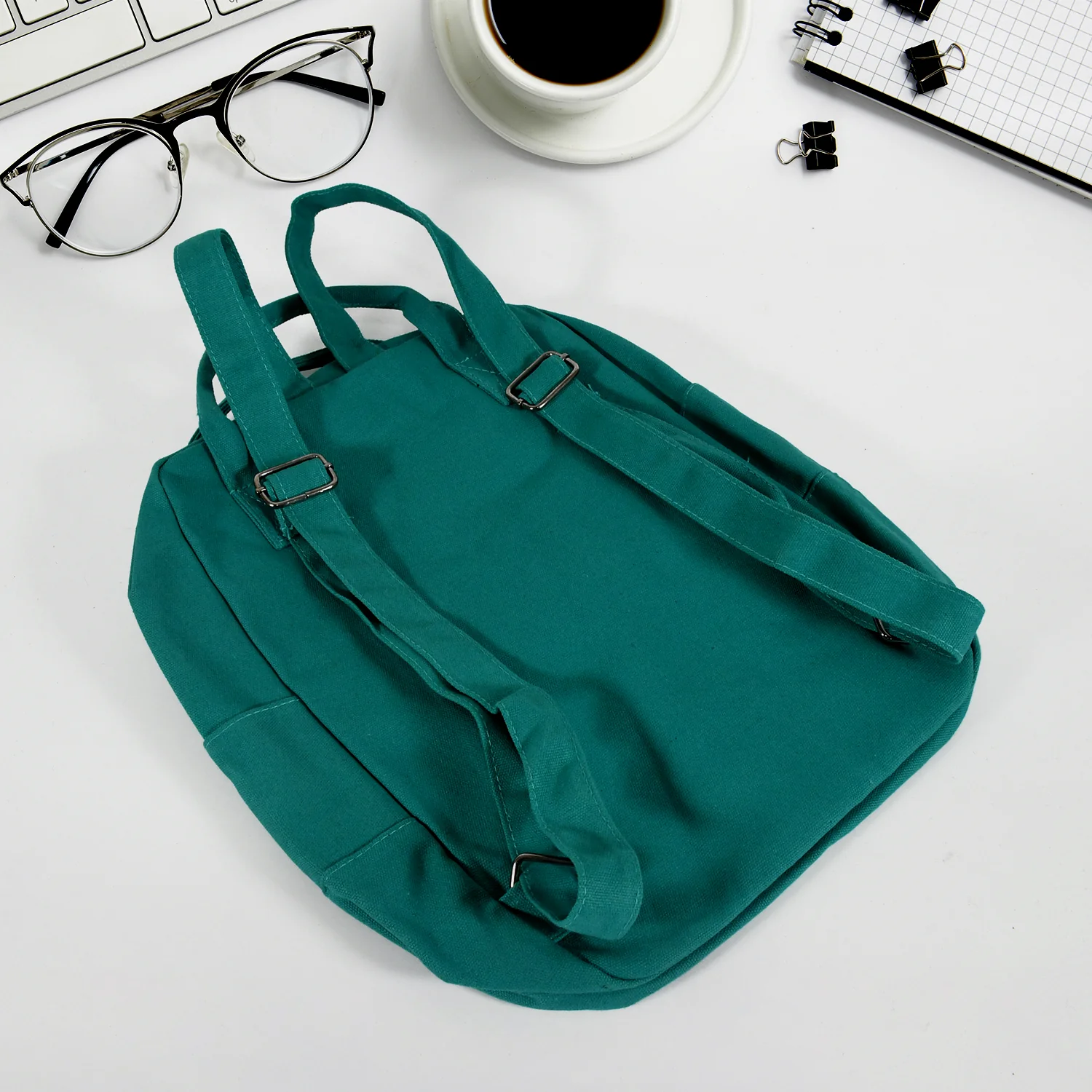 Durable Canvas Backpack, Conquer Your Day With King Kong (Mix Design) - Image 3