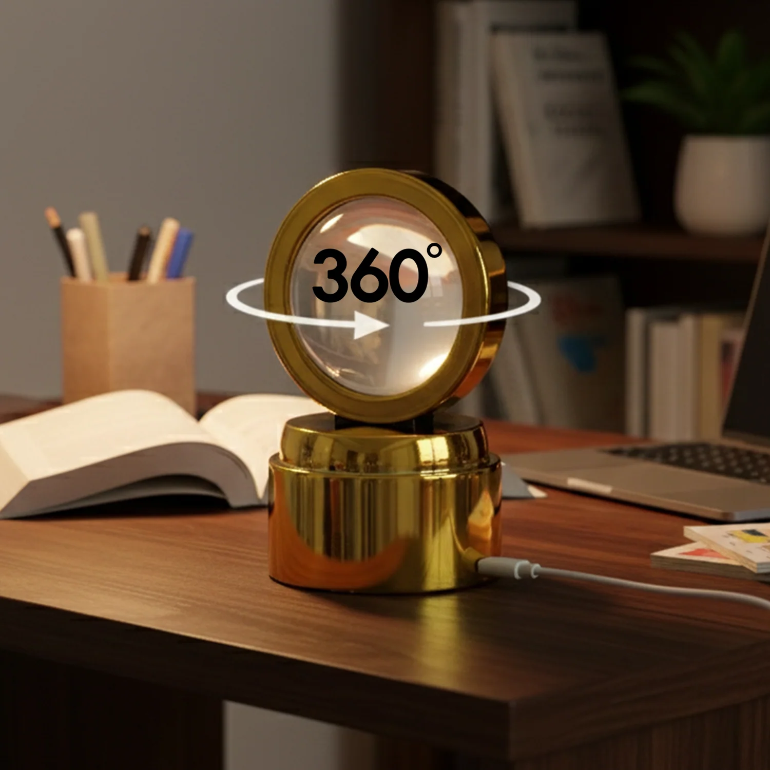 Bajrang Bali 3D Crystal Ball Night Light with LED Illumination (1 Pc) - Image 3