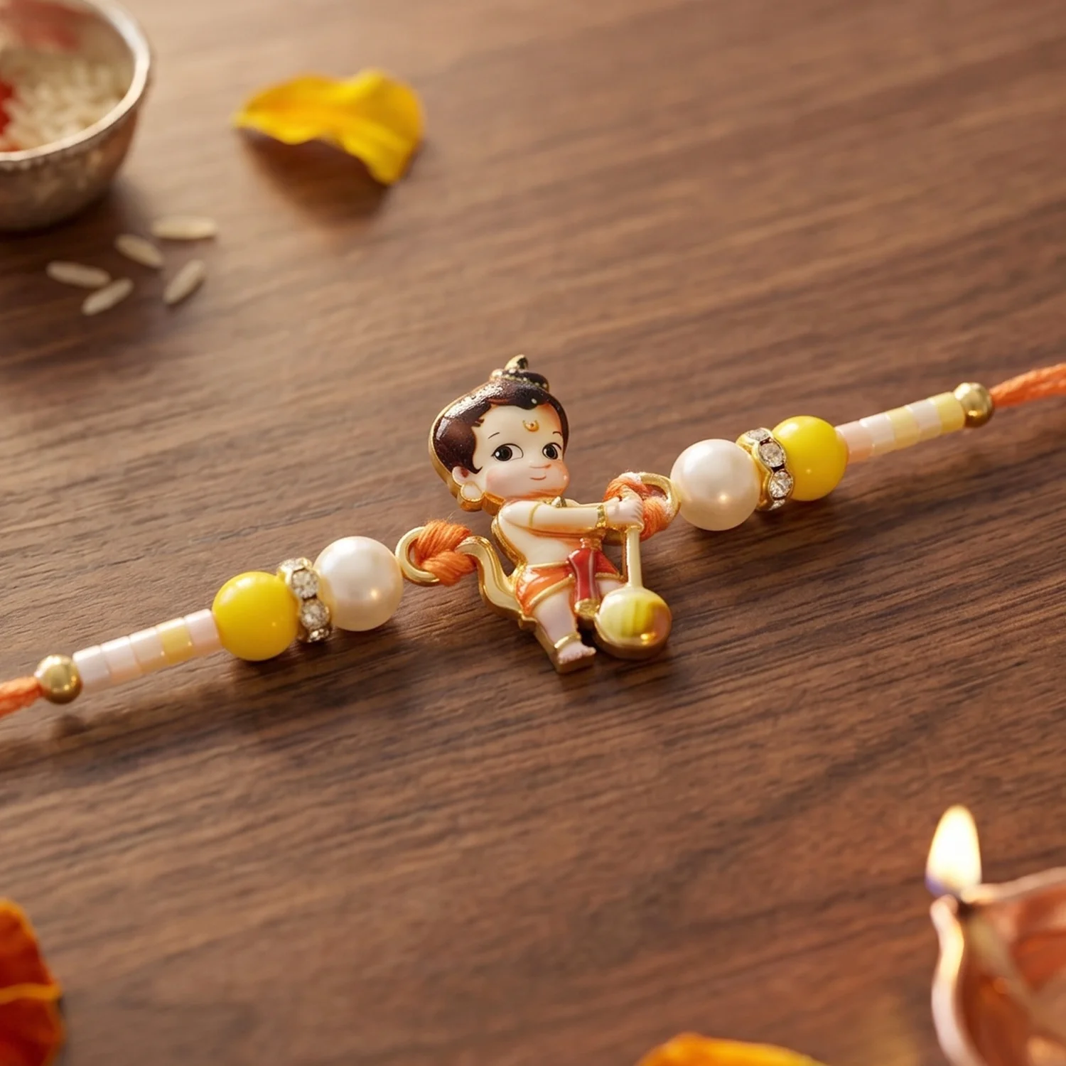 Bal Hanuman (Baby Hanuman) Designer Rakhi - Image 4