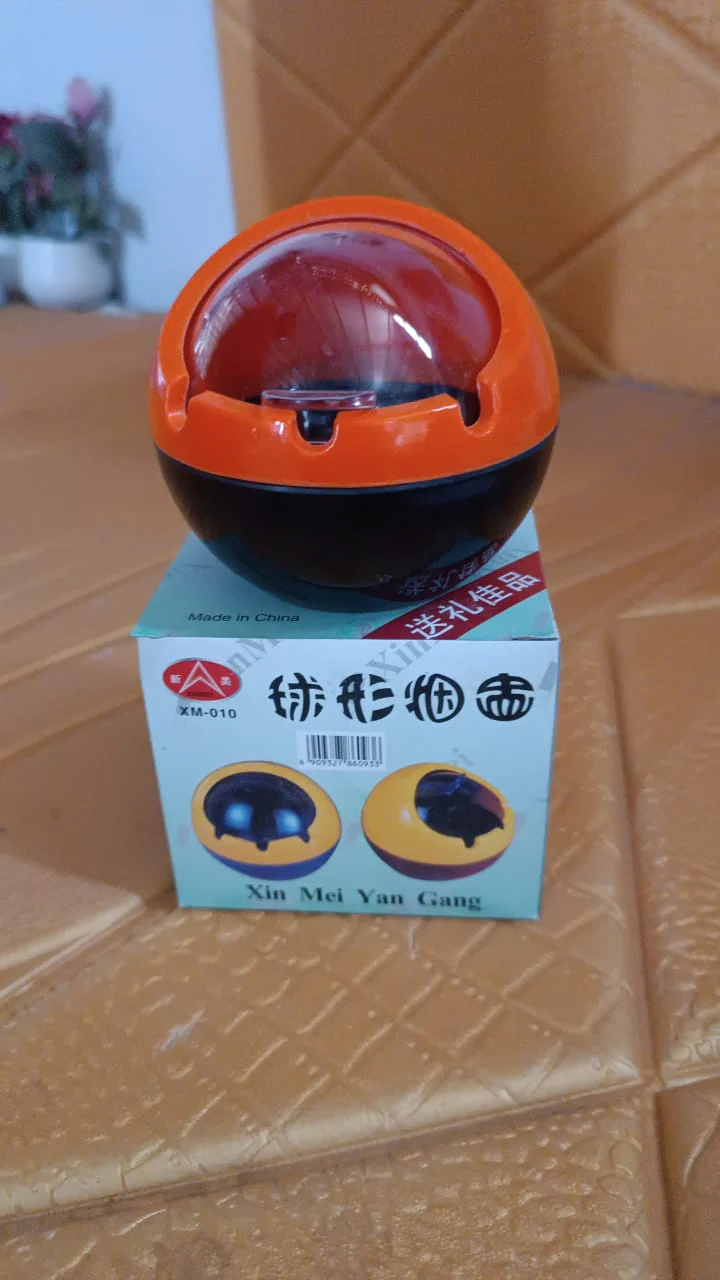 Ball Ashtray PP Plastic Windproof with Lid Indoor Outdoor Patio Car Portable Ashtray - Image 7