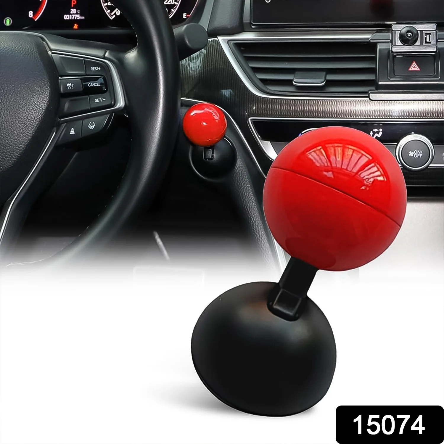 Ball Design Car Push Start Button Rocker / Cover (1 Pc) - Image 2