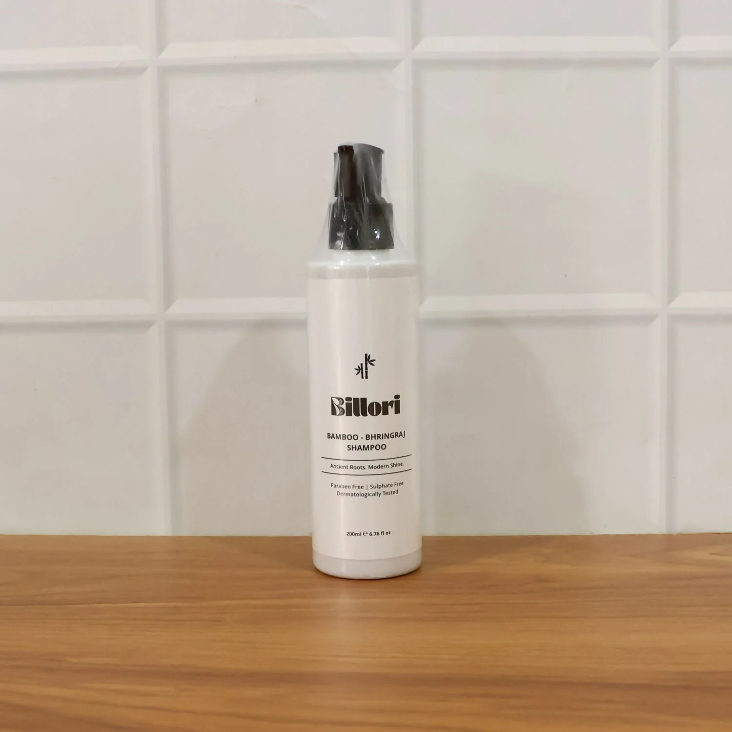 Bamboo Bhringraj Shampoo with Neem, Aritha & Shikakai Extracts (5 Power Shampoo),Dermatologically Tested  (200ml) - Image 6
