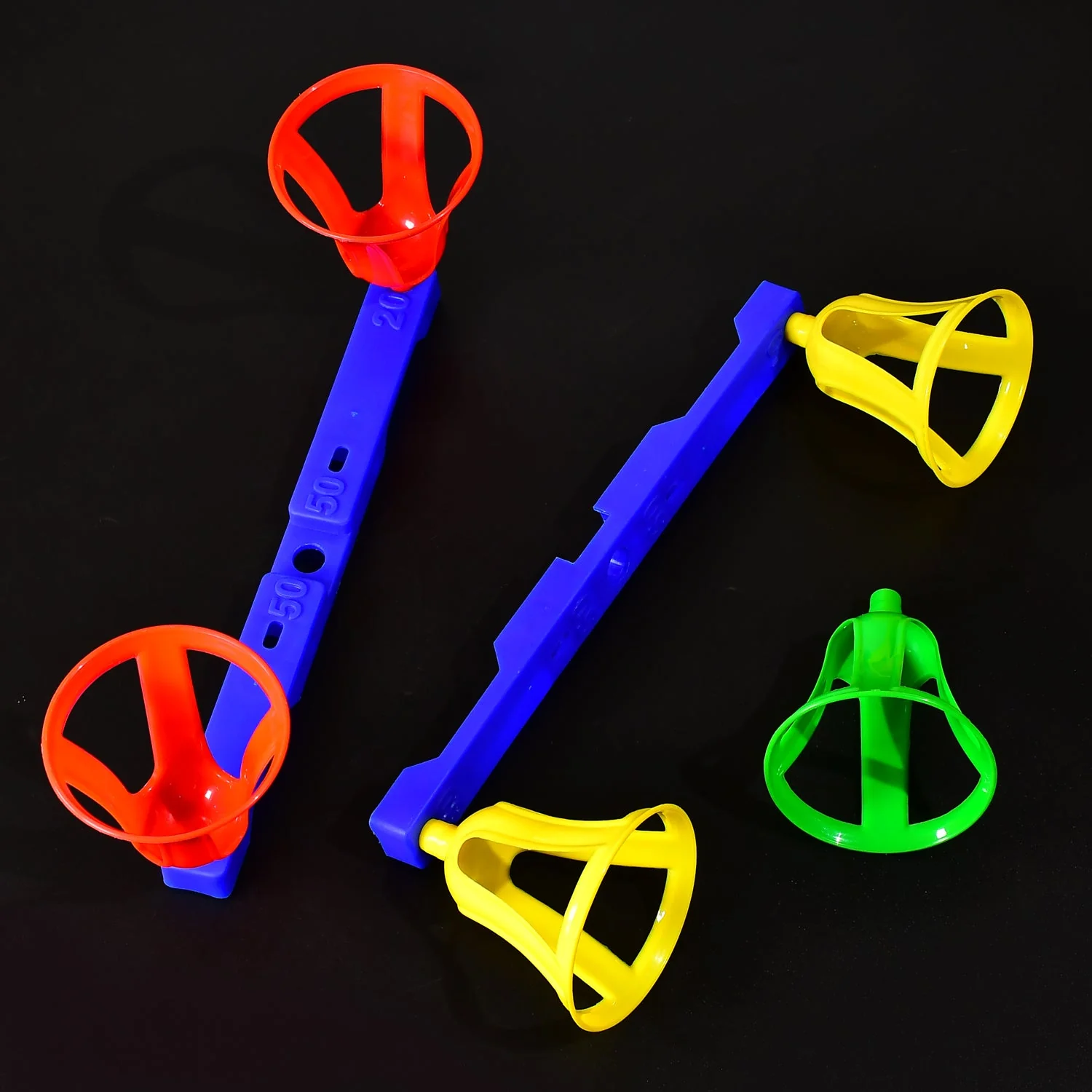 Baskets and balls fun toy for kids with 5 basket and 5 balls. - Image 7