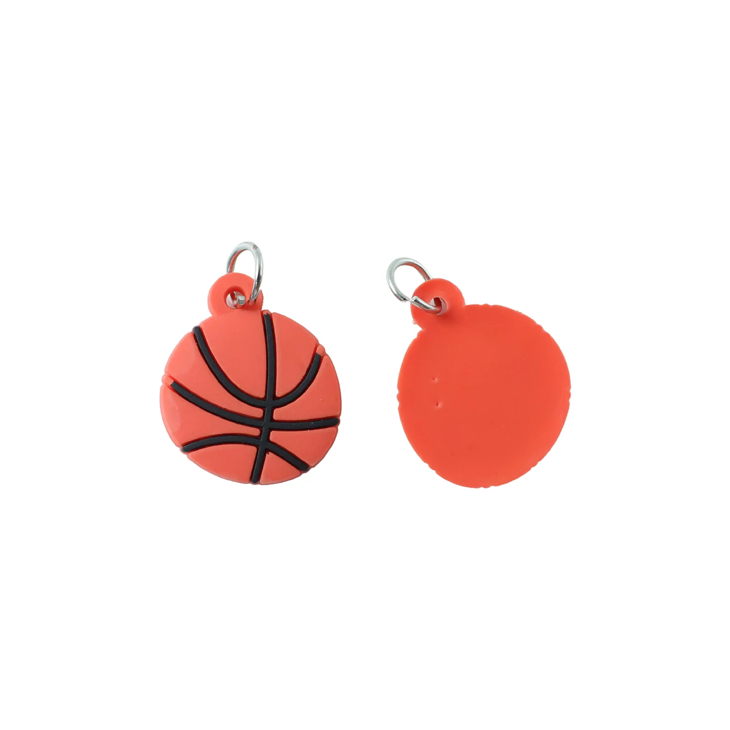 Basketball Design Bag Charm Keychain Set (10 Pc) - Image 4