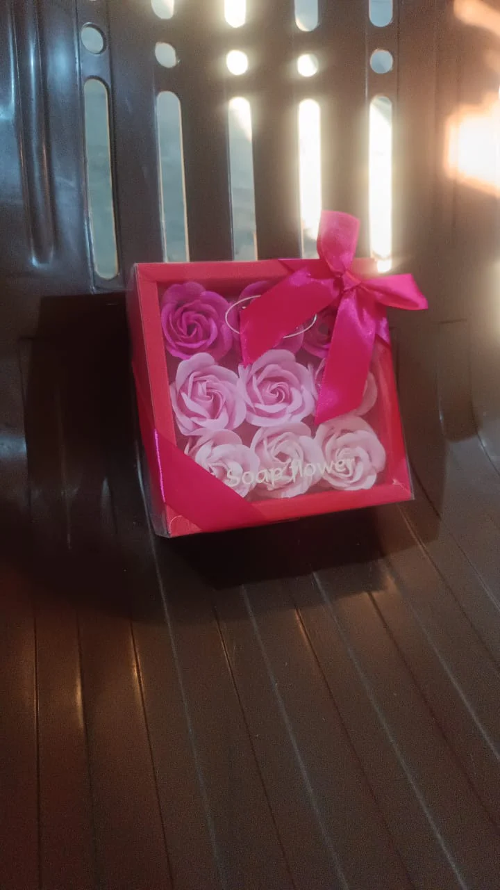9 Pc Rose Flower Bath Soap (9 Pcs Set) - Image 7