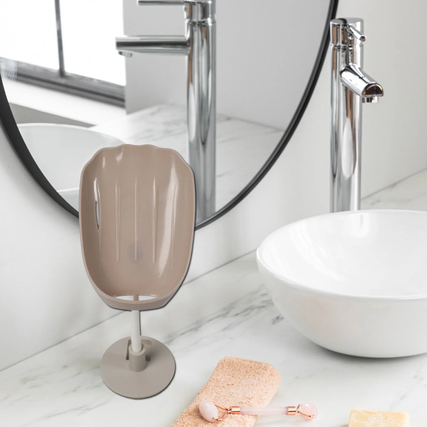 Soap Dish Wall Mounted Soap Dish No Drilling Soap Holder - Image 10