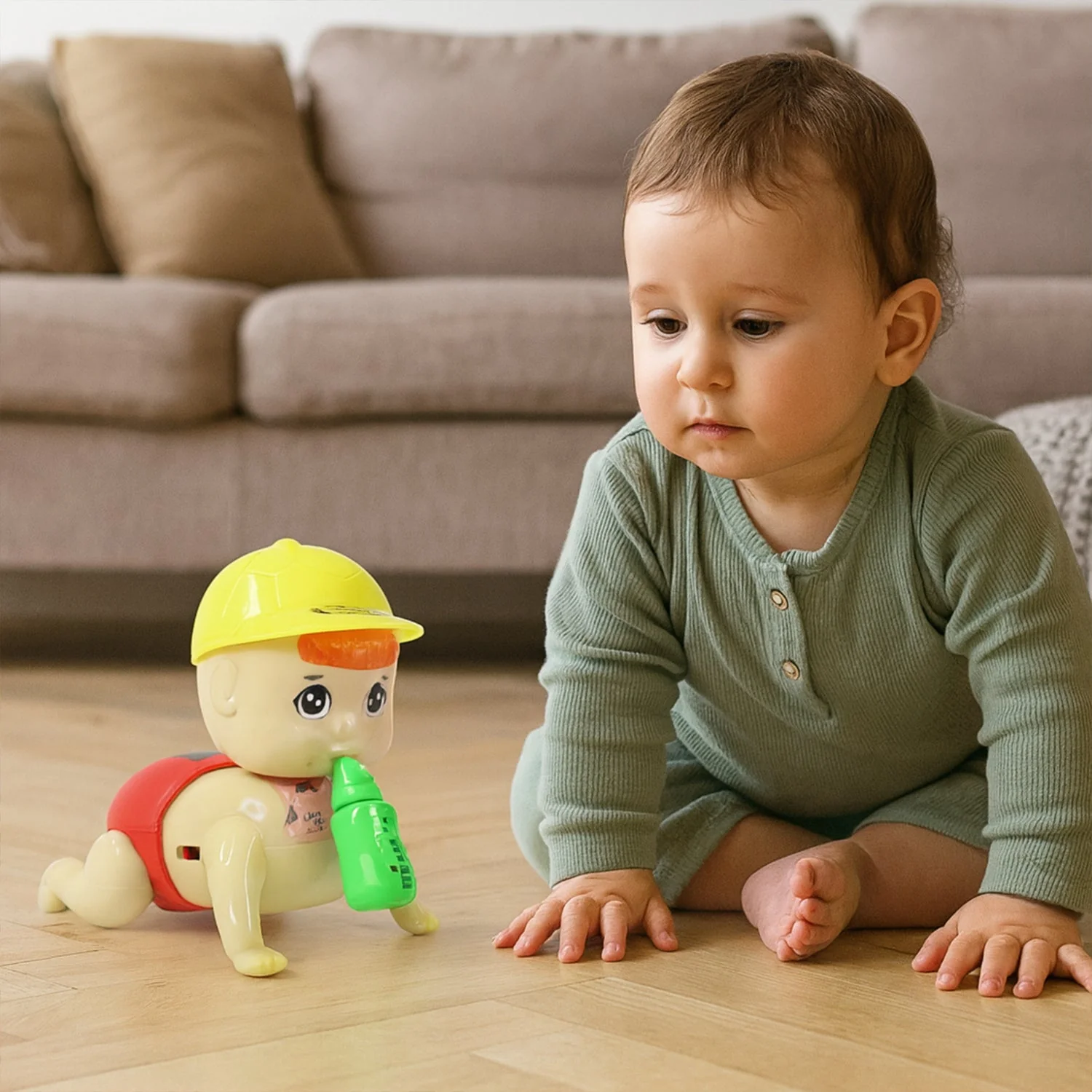 Battery Operated Crawling Baby Toy with Music - Image 6
