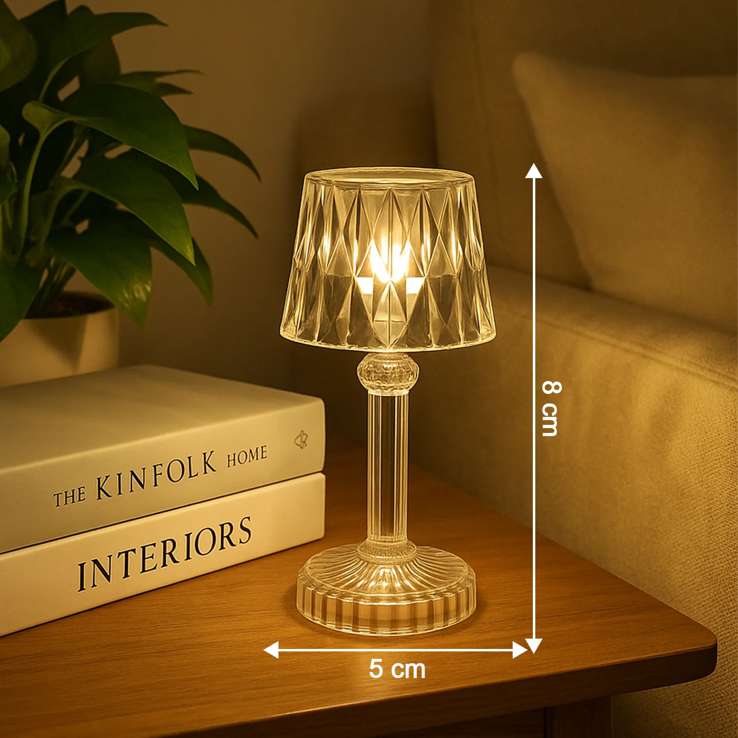 Battery Operated Decorative LED Mini Table Lamp (3 Pc / Set) - Image 3
