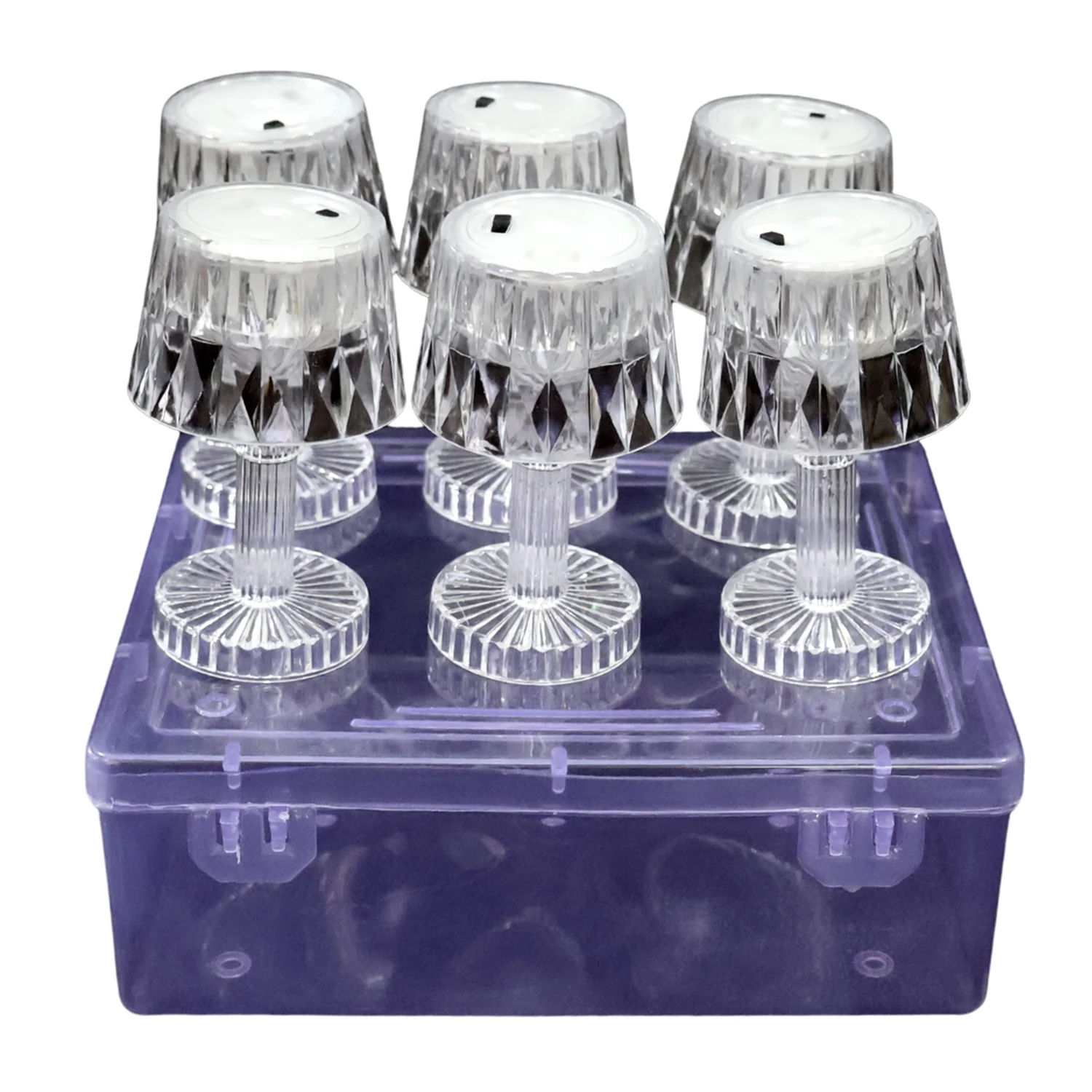 Battery Operated Decorative LED Mini Table Lamp (6 Pc / Set) - Image 5