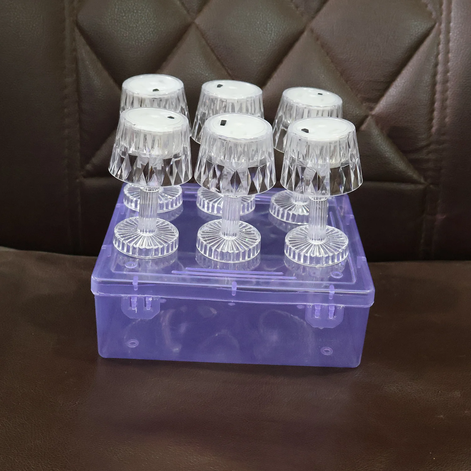 Battery Operated Decorative LED Mini Table Lamp (6 Pc / Set) - Image 7
