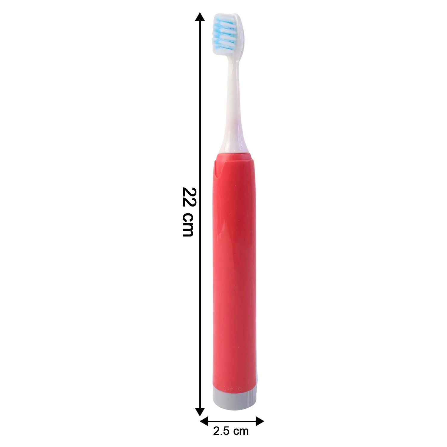Battery-Operated Electric Toothbrush with Replaceable Head (Mix Color / 1 Pc) - Image 7