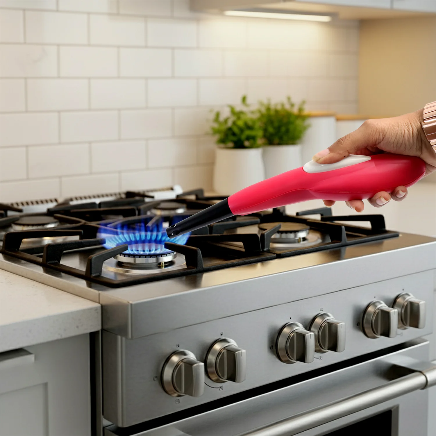 Battery Operated Kitchen Gas Lighter with Long Handle (1 Pc) - Image 4