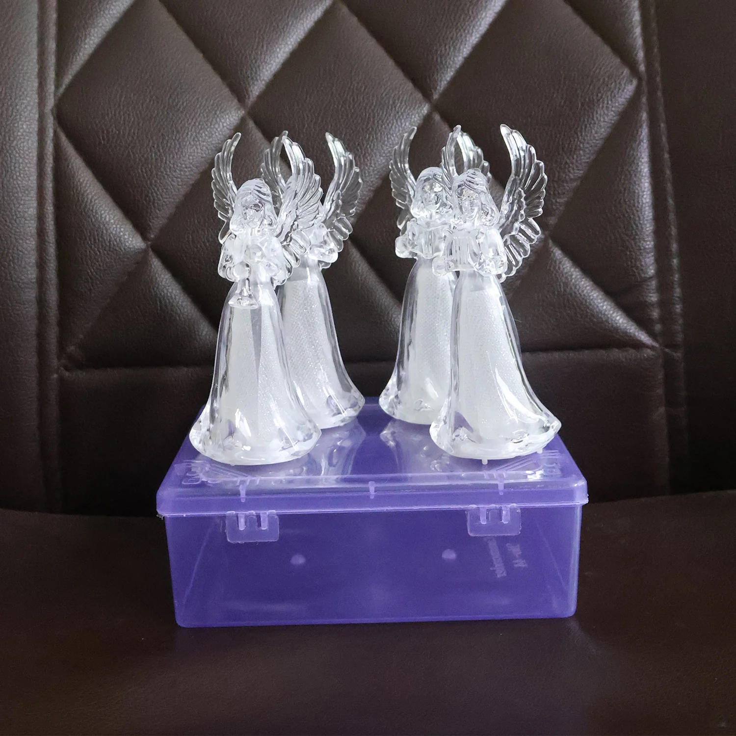 Battery Operated LED Angel Decorative Lights (4 Pc / Set) - Image 9