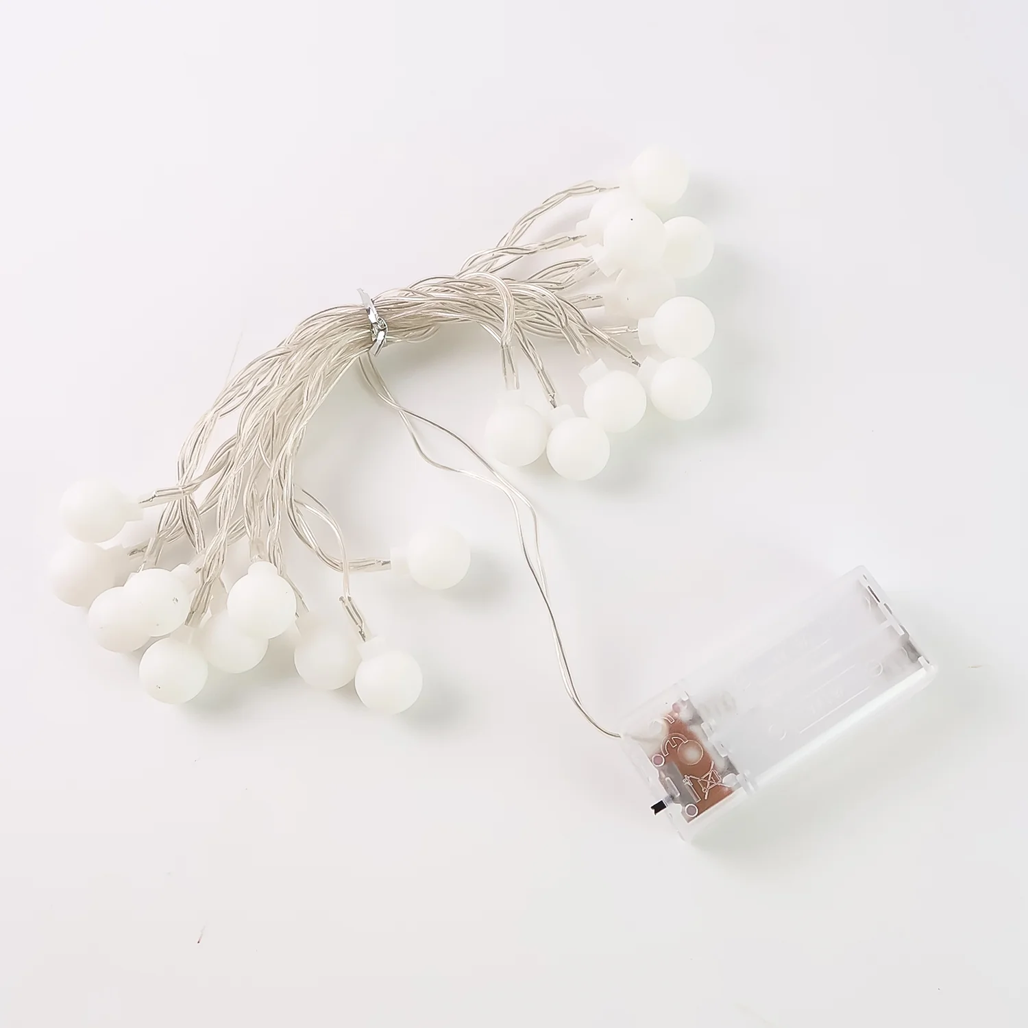 Battery Operated Warm White Globe Ball String Light - Image 5